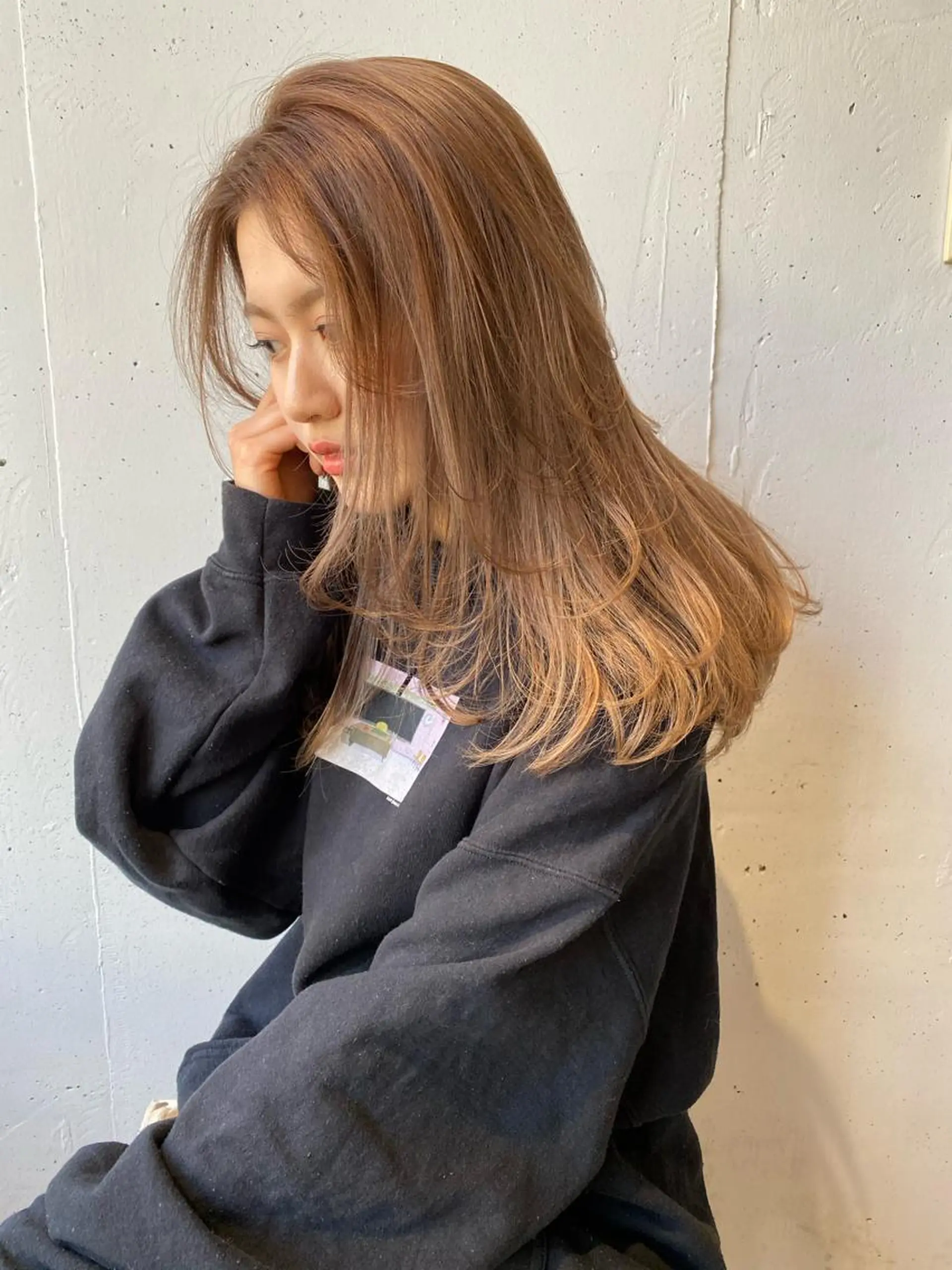 ロング カラー Pia ツボイ ケイタのヘアスタイル