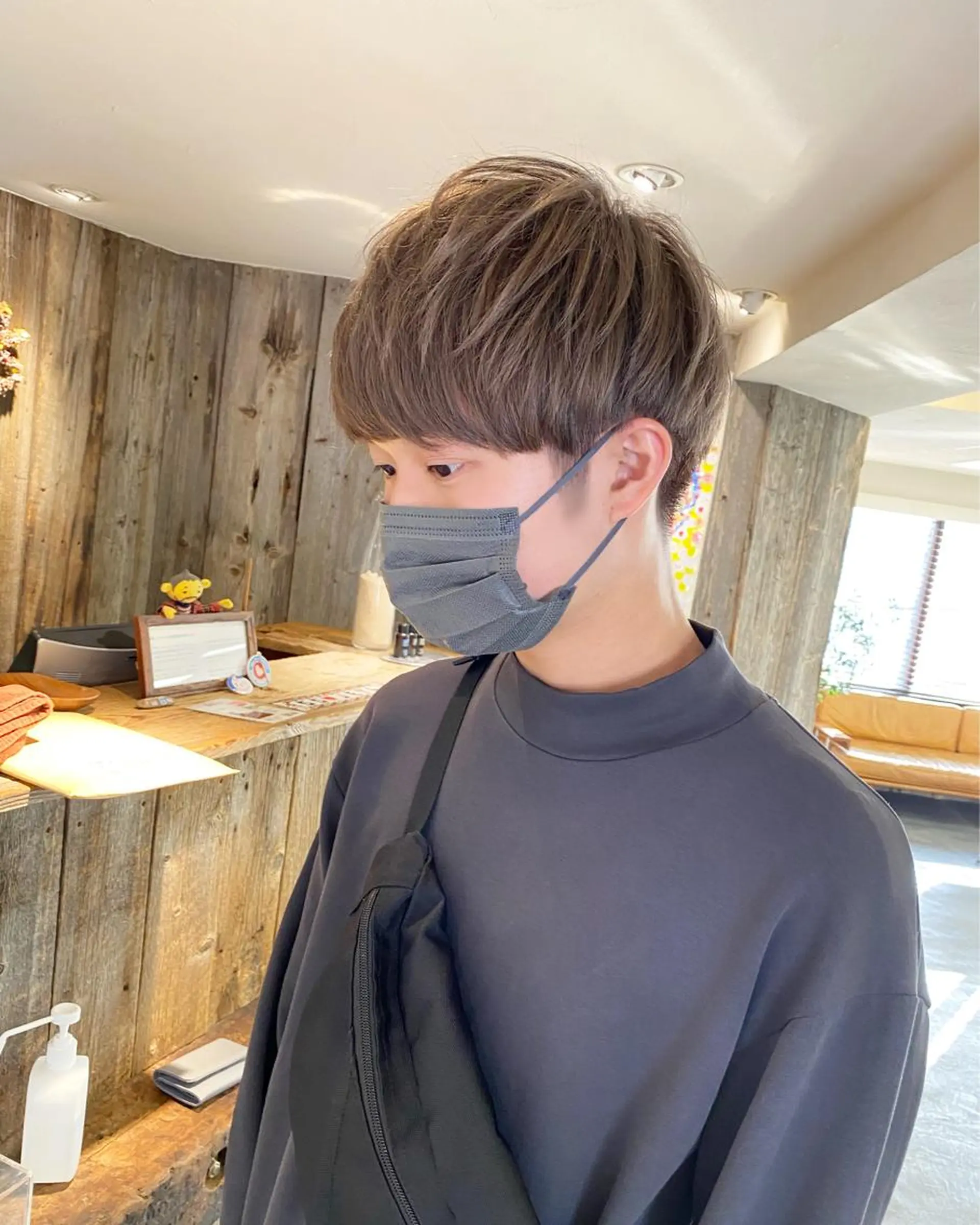 ショート メンズ マッシュ 刈り上げ ショートヘア TELA HAIR 岩槻　高梨のヘアスタイル
