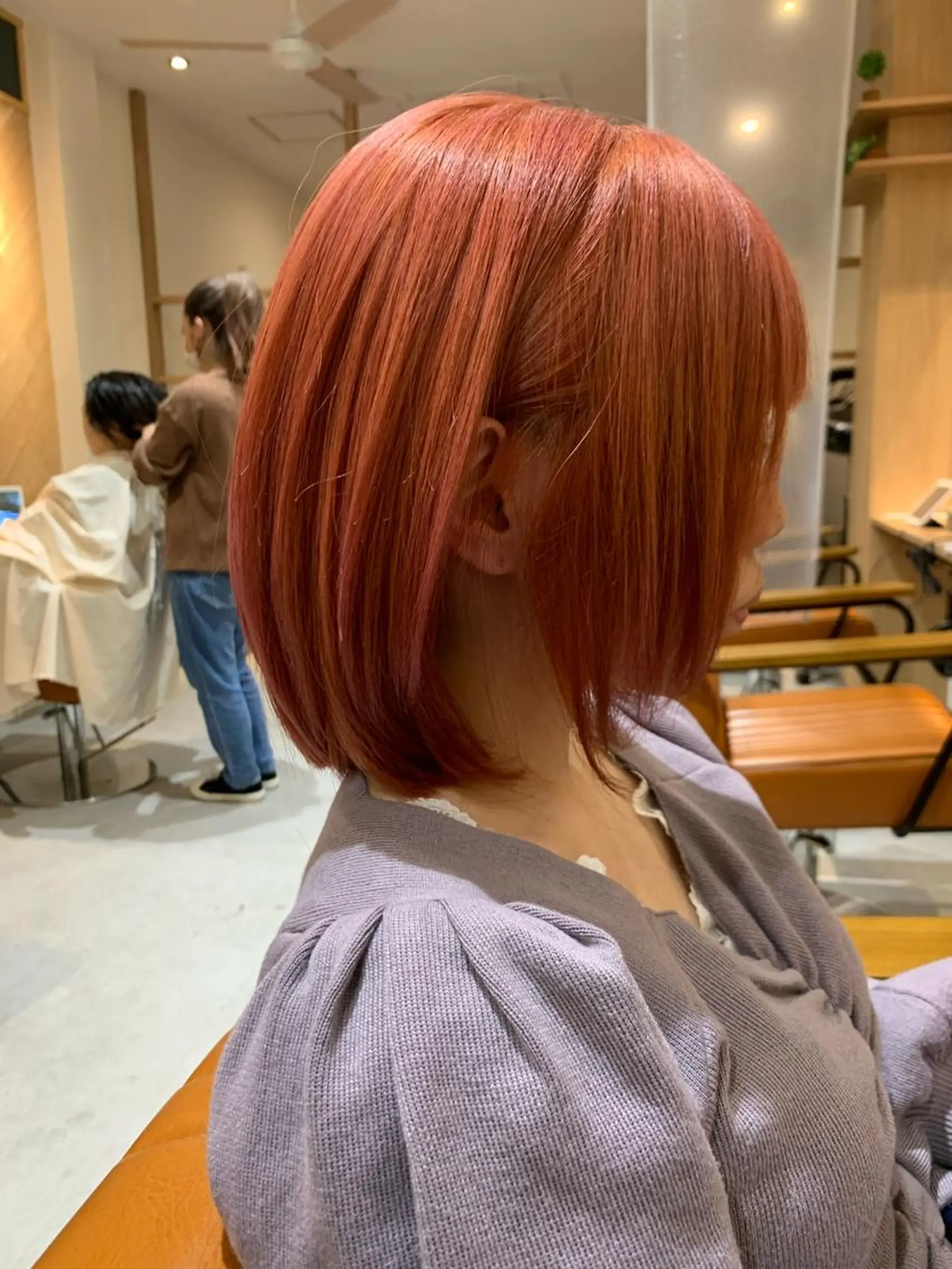 カラー オレンジ オーナースタイリスト 宗正淳志のヘアスタイル