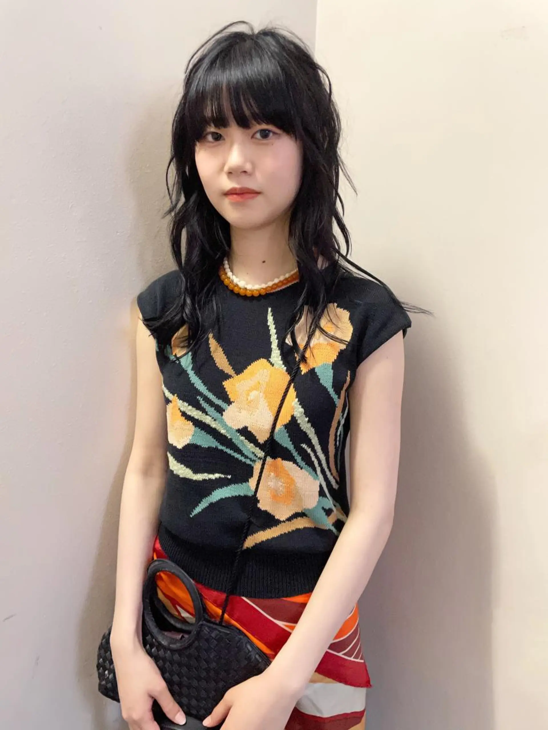 セミロング カラー ヘアアレンジ ハイレイヤー レイヤーカット 丸山渉/表参道 レイヤーボブのヘアスタイル