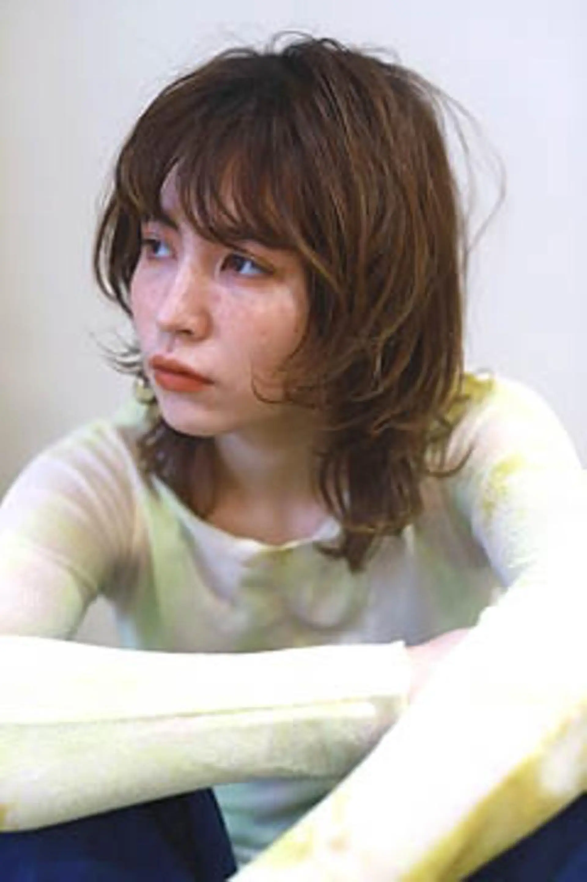 ミディアム ヘアカラー トリートメント natsumi .のヘアスタイル