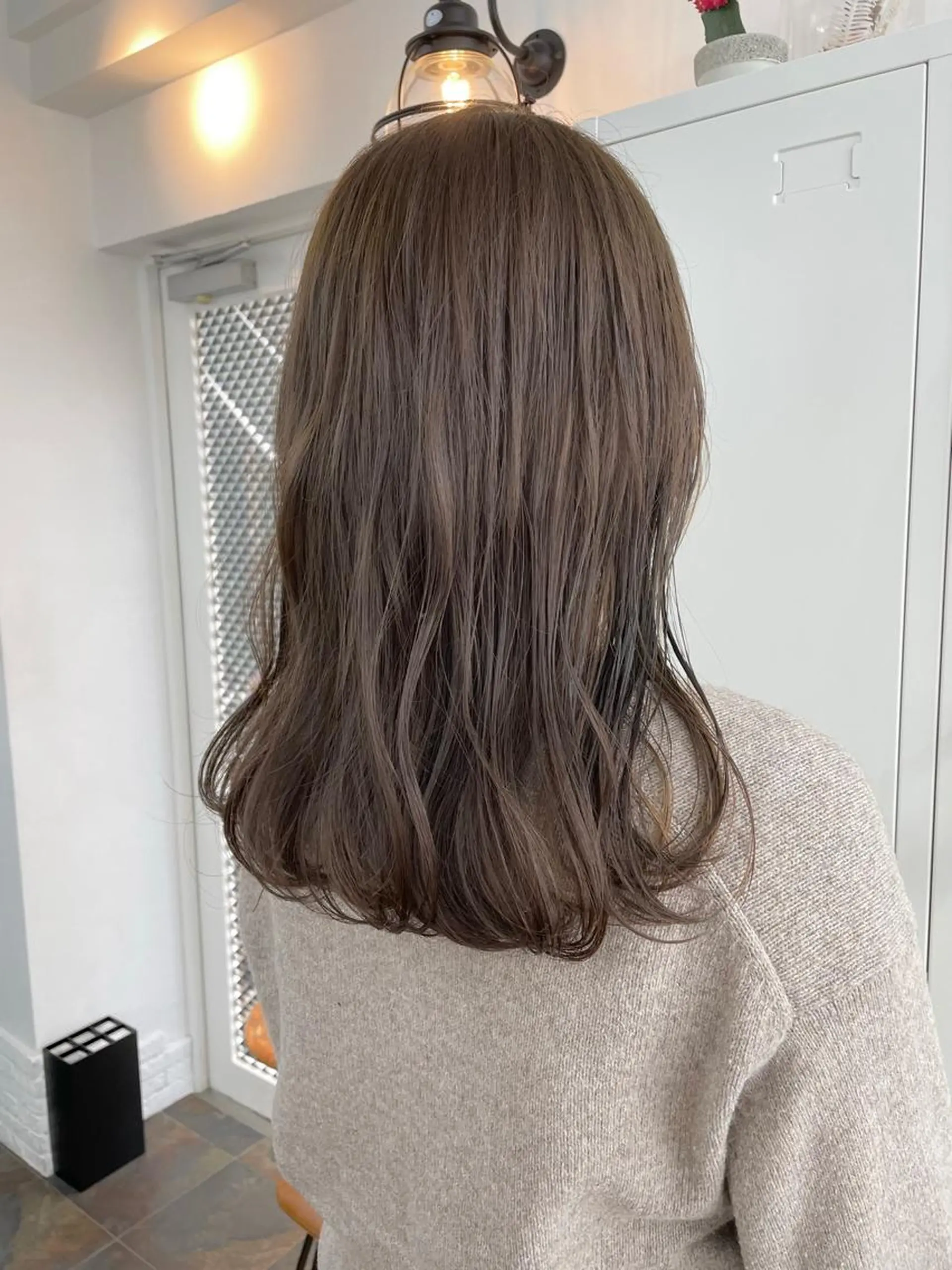 セミロング 縮毛矯正 🌼たけや みのり🌿のヘアスタイル