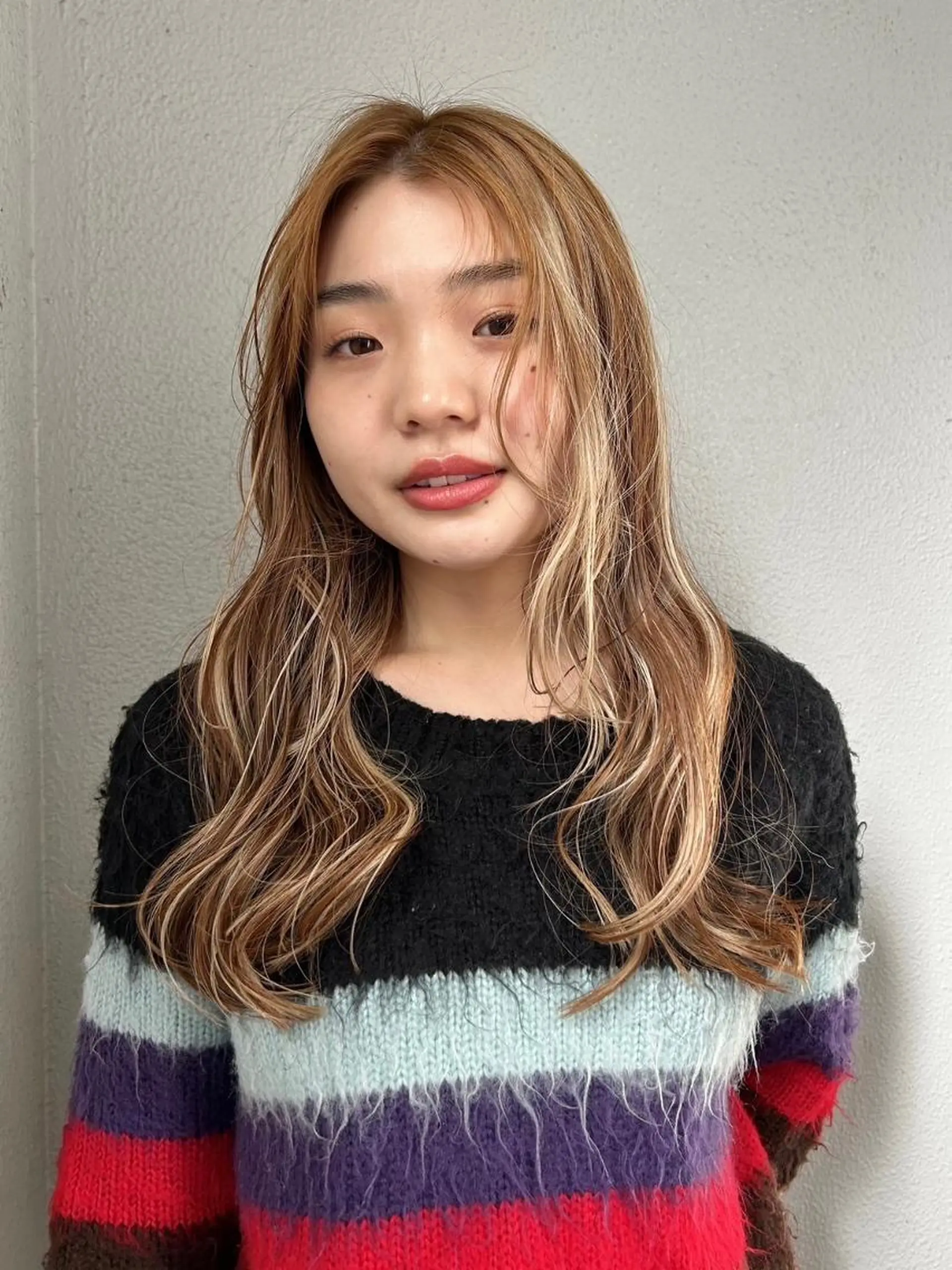 カラー パーマ ロング 🌼U24 ヘアデザインラボのヘアスタイル