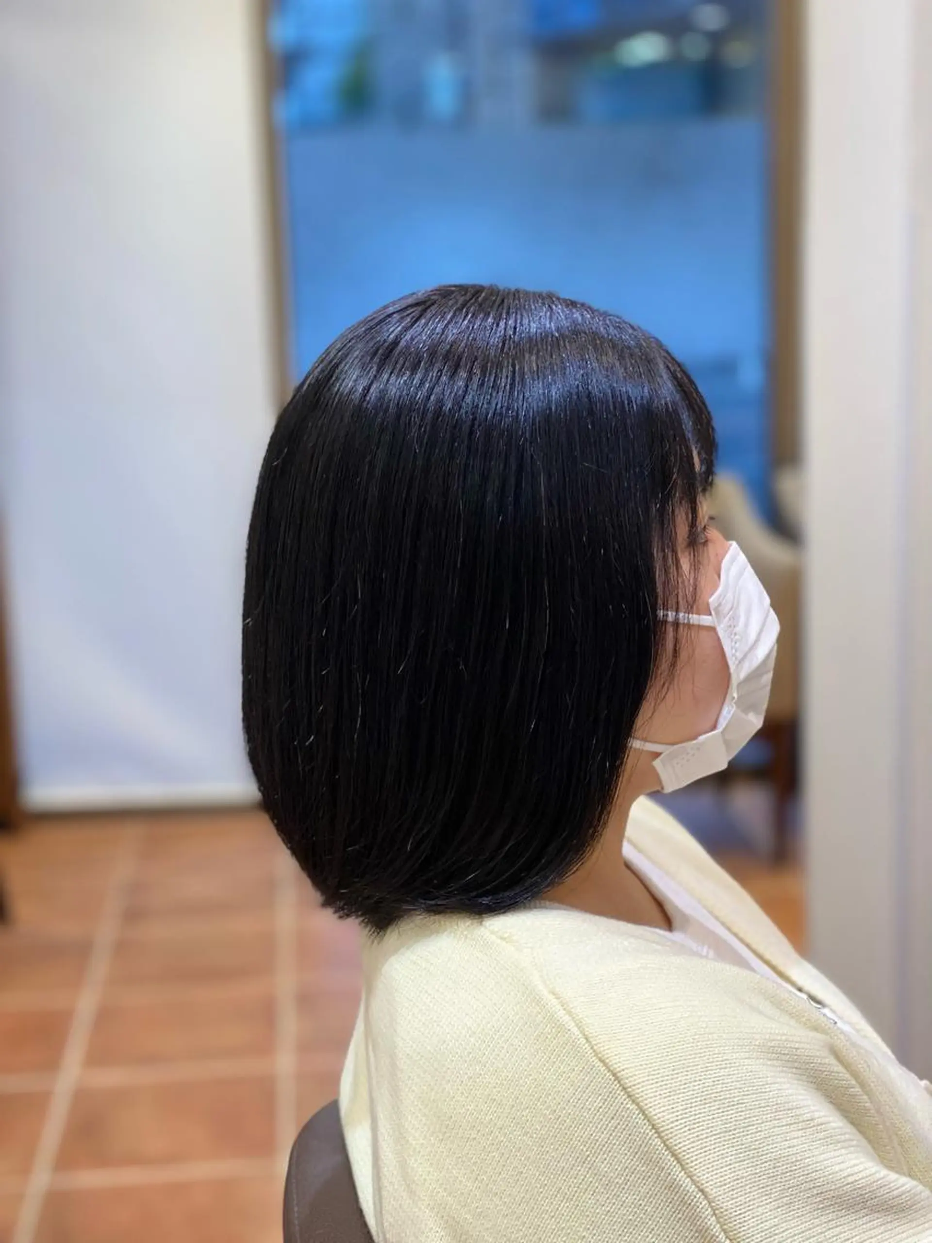 ミディアム ボブ 小顔カット トリートメント ☘️お悩み解決☘️ 岡部恒輝のヘアスタイル