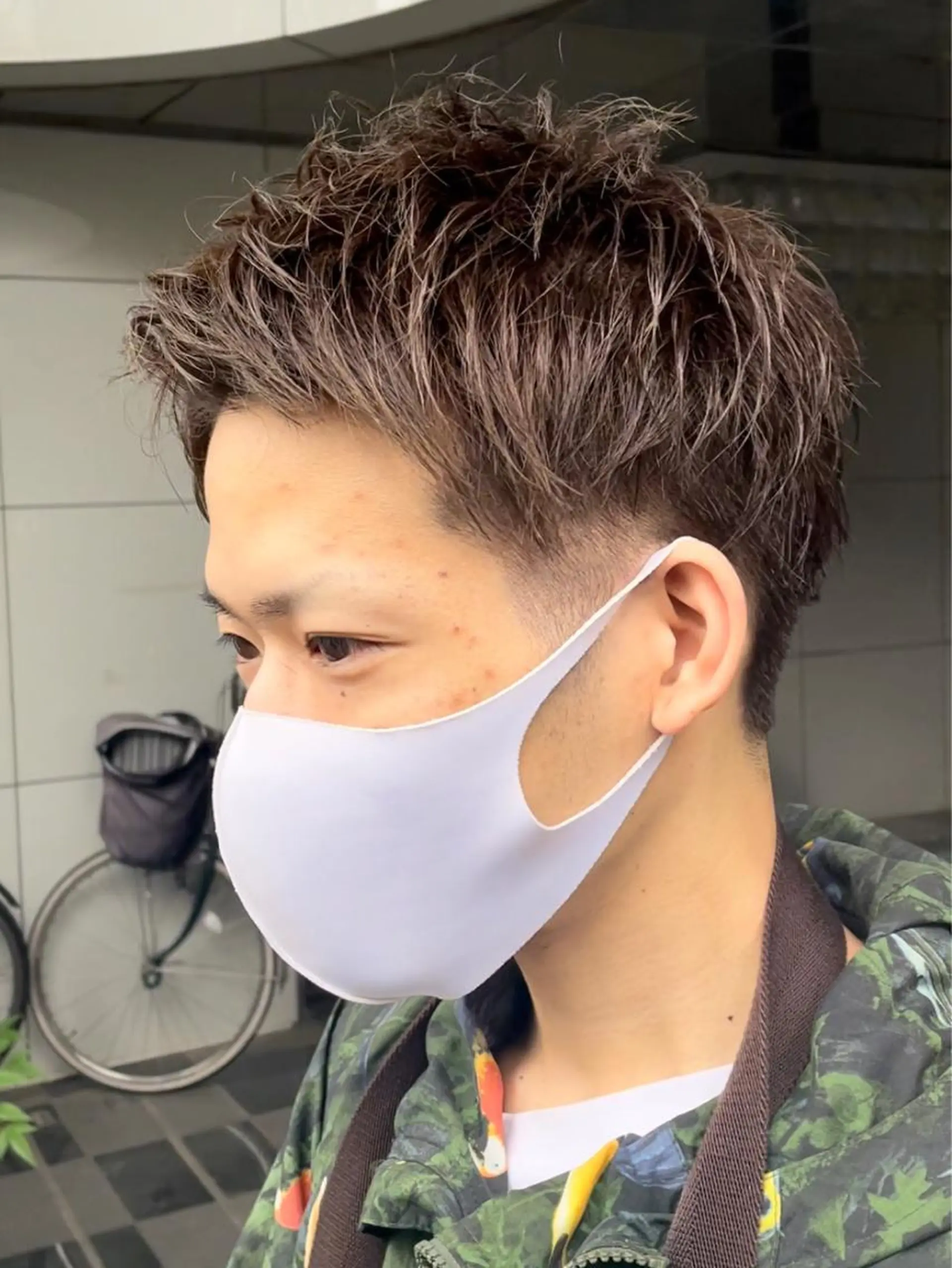 カラー メンズ カット ヘアカラー トリートメント 古指 匠巳のヘアスタイル