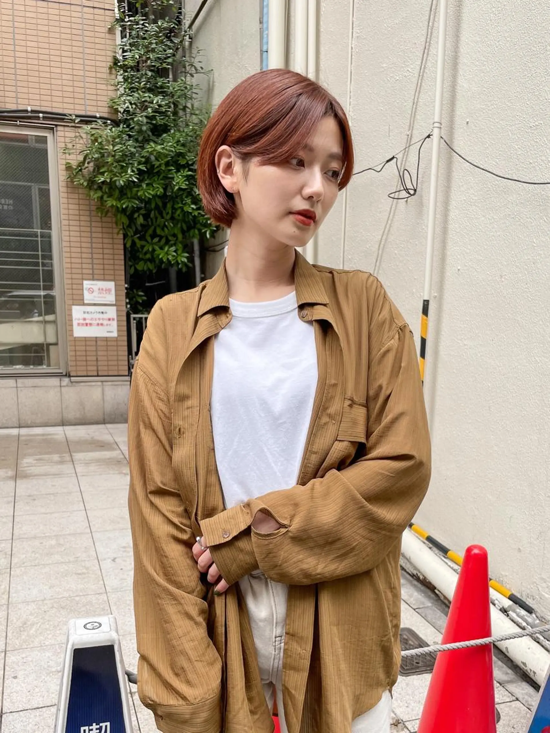 ショート カラー カット ヘアカラー トリートメント 一ノ瀬 暁のヘアスタイル