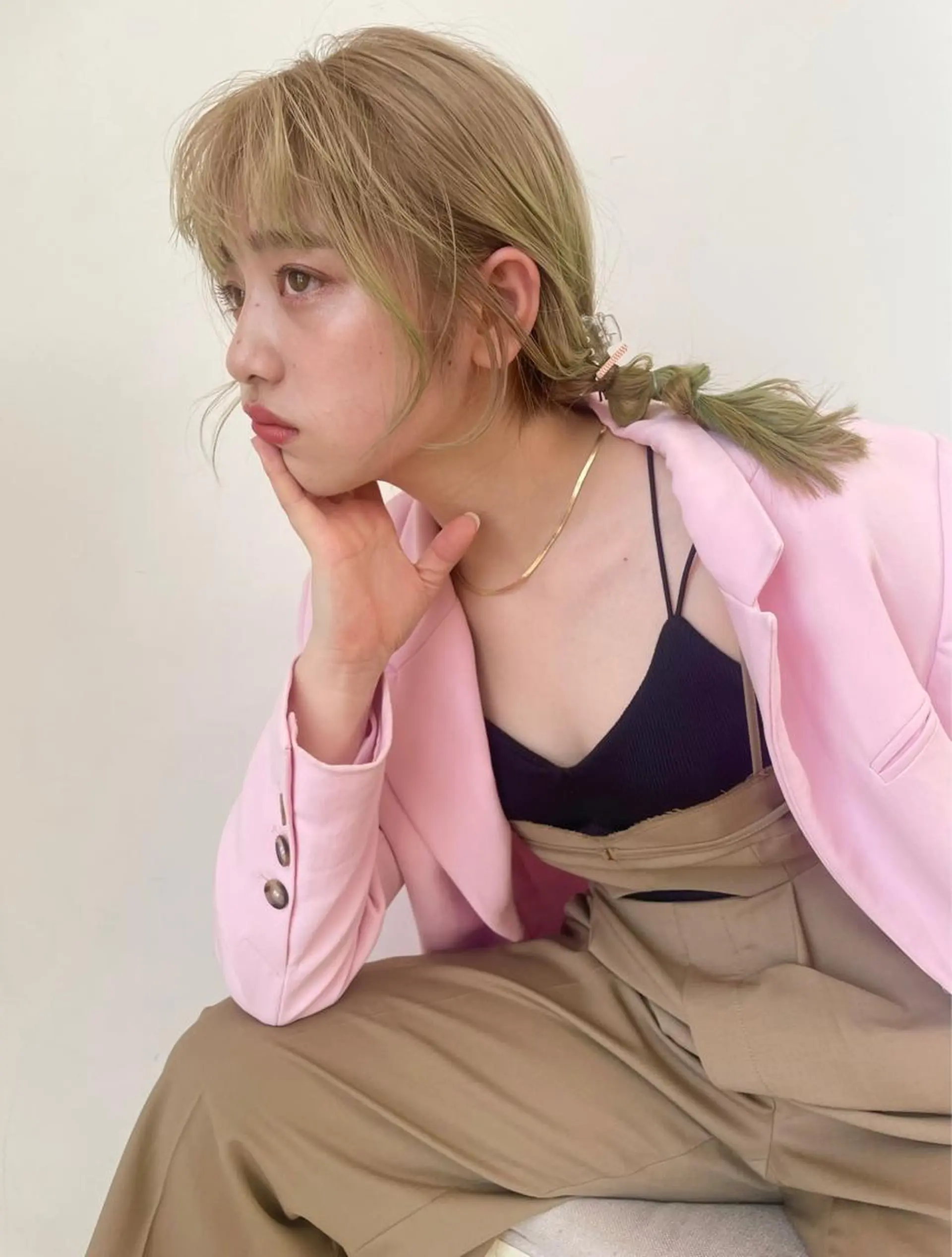 ヘアアレンジ 河西 彩香/ブリーチカラーのヘアスタイル