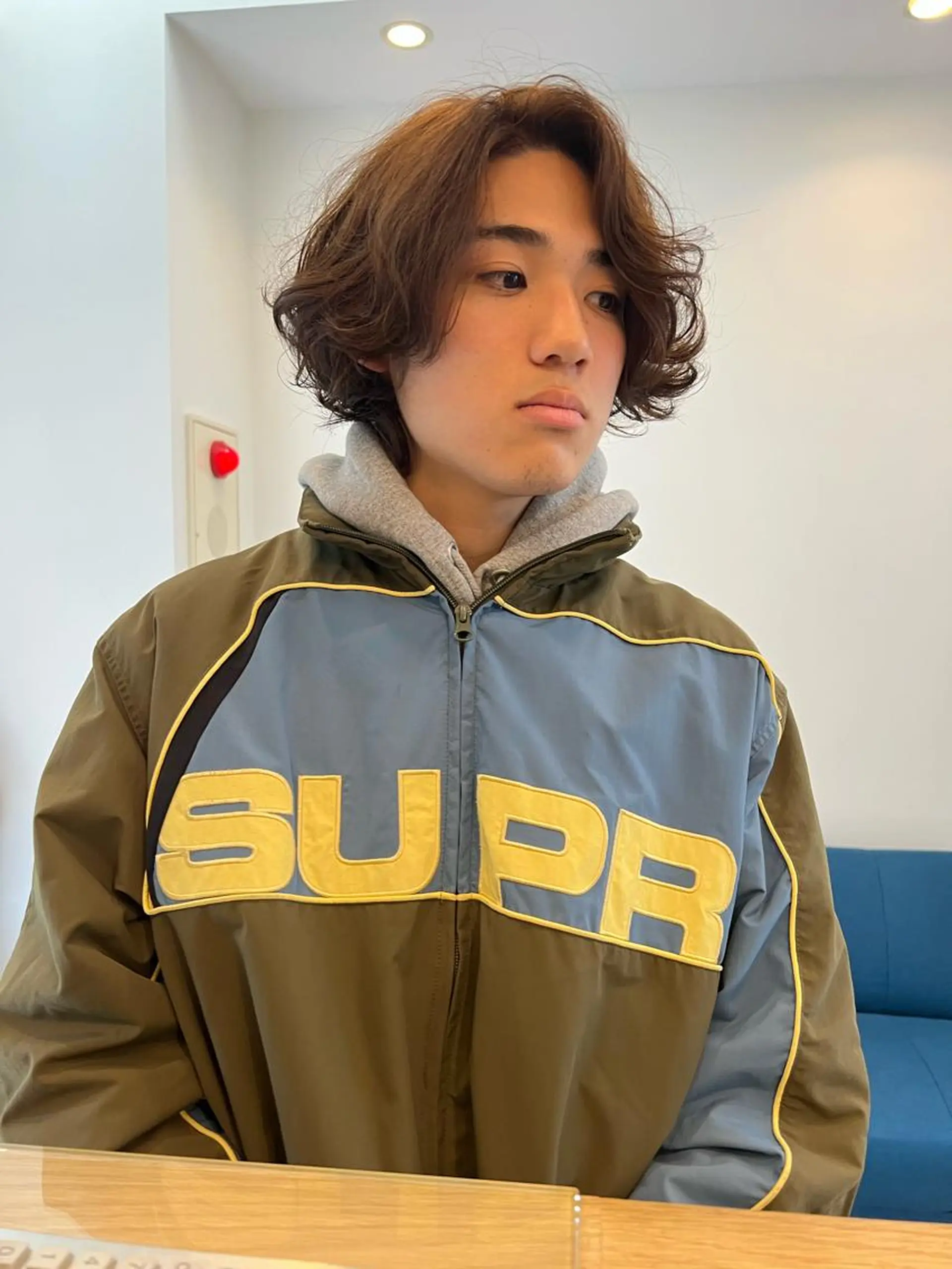 パーマ メンズ 坂口 敬志朗のヘアスタイル