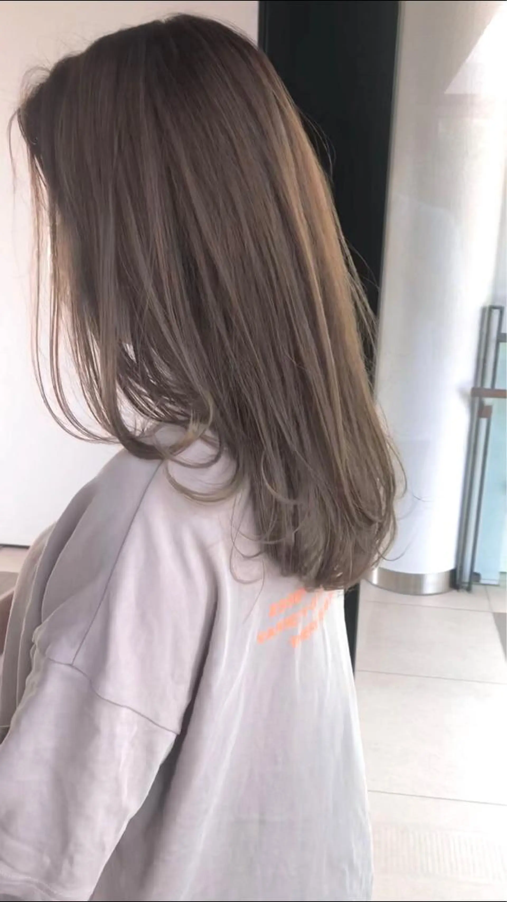 セミロング カラー レイヤーカット クドウレイ fifth渋谷のヘアスタイル