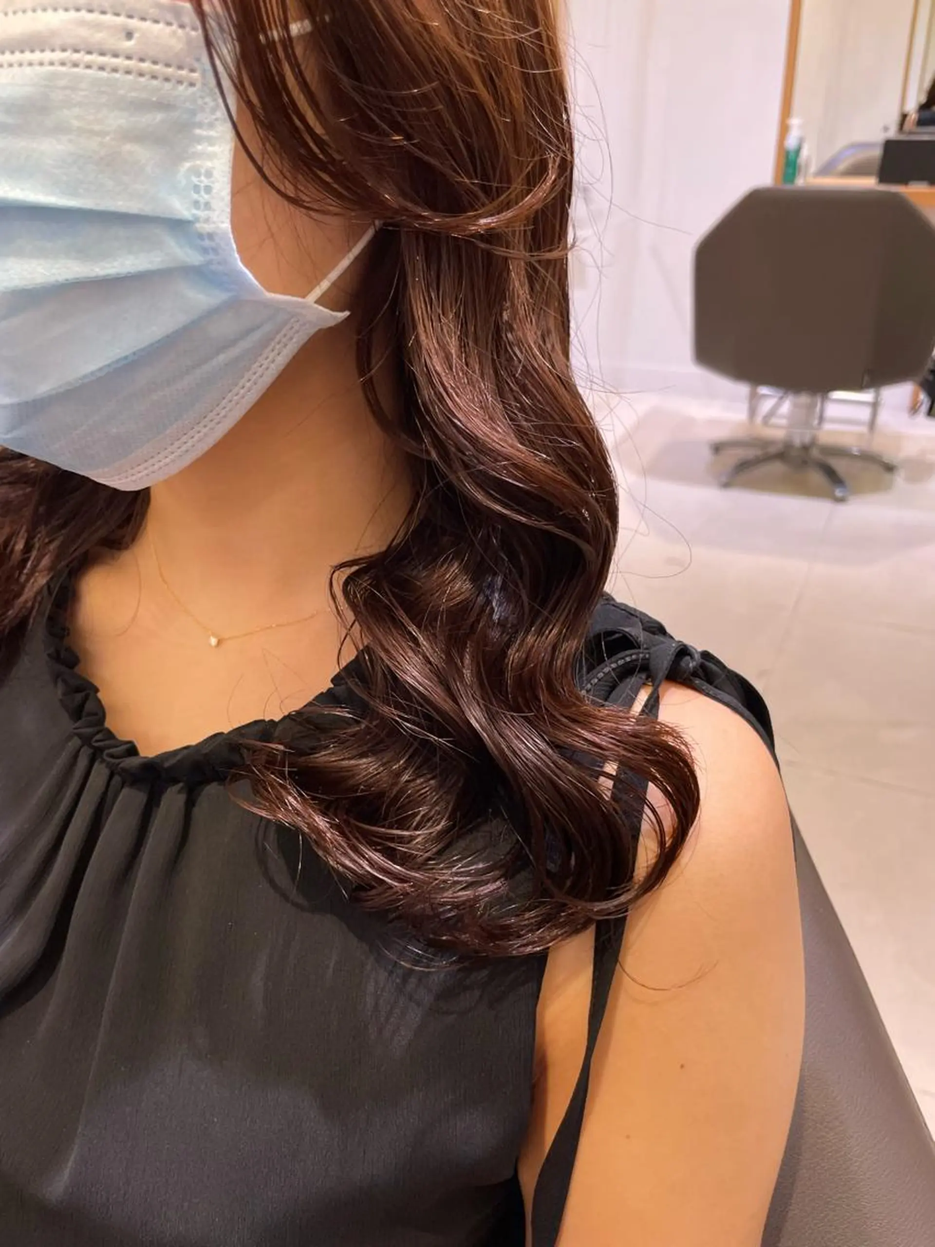 ミディアム パーマ ☁️ボブパーマ/ 咲良🪄のヘアスタイル