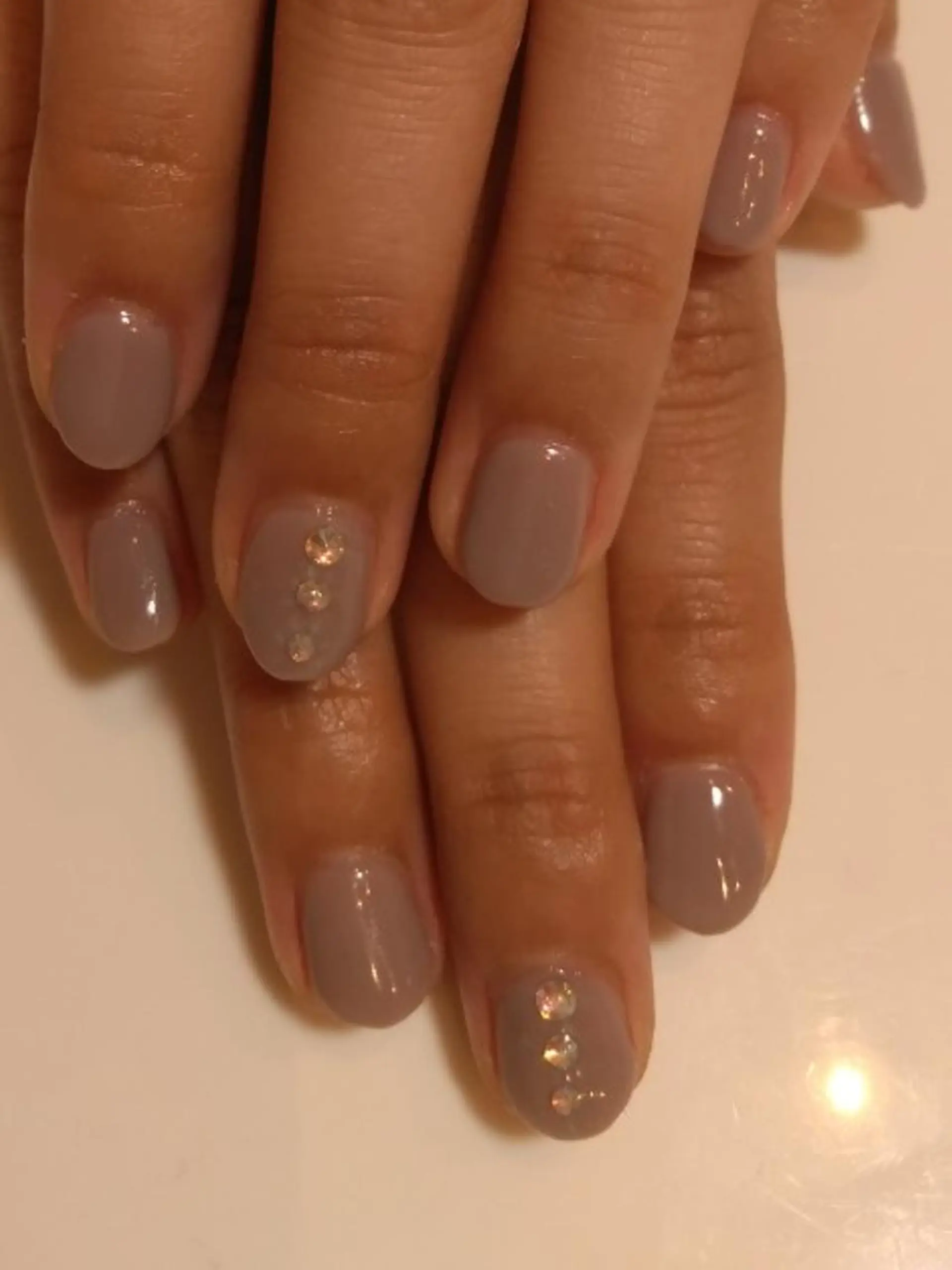 ネイル ジェルネイル ワンカラーネイル エステとネイル ローズコンフォートのネイルデザイン