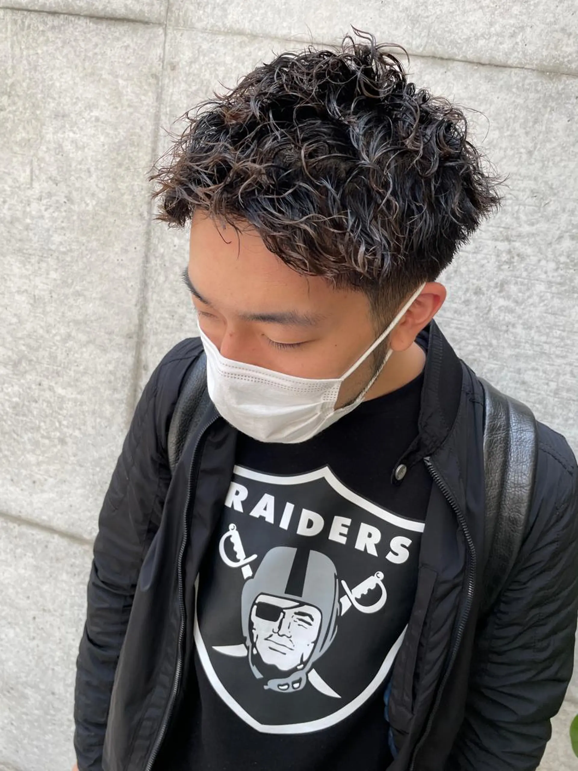 ショート メンズ カット パーマ メンズ特化美容師 ハスイルイのヘアスタイル