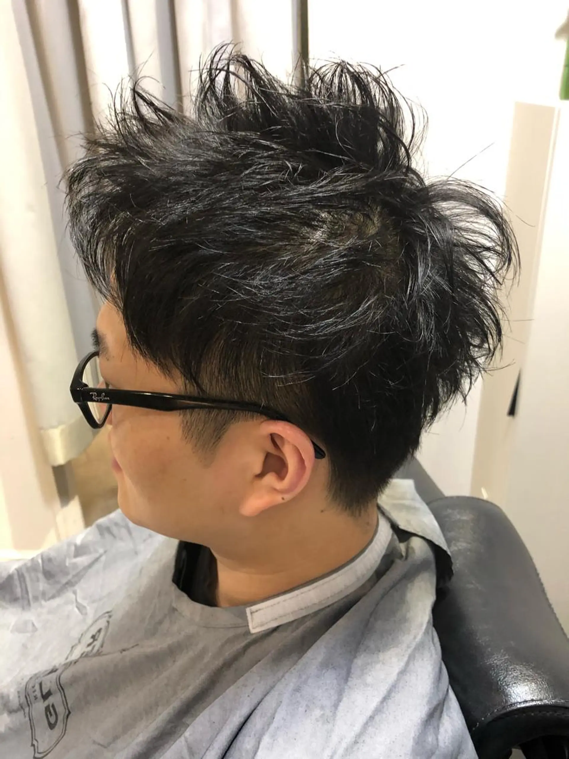 ショート パーマ メンズ 【メンズ特化サロン】 【サロモ特別価格】のヘアスタイル