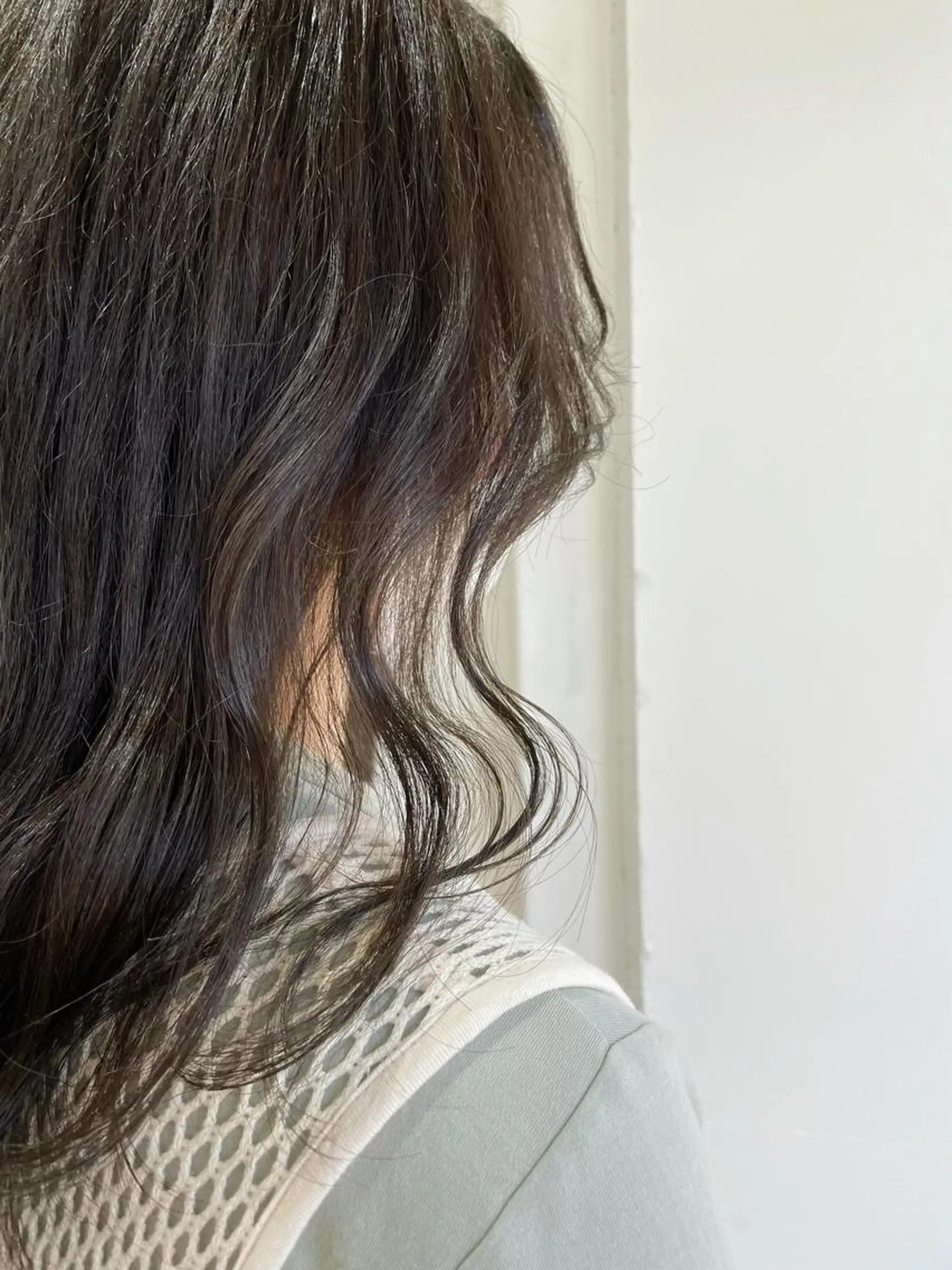 ロング カラー グレージュ オリーブグレージュ オリーブグレー トリートメント ⌇ROMEO京橋店⌇ 鎌谷明星🪷のヘアスタイル