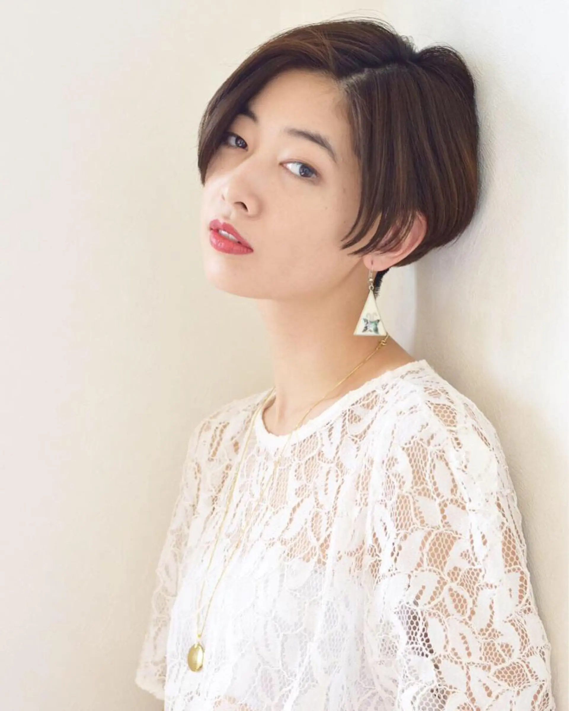 ショート ヘアアレンジ 鶴﨑 美優亜のヘアスタイル