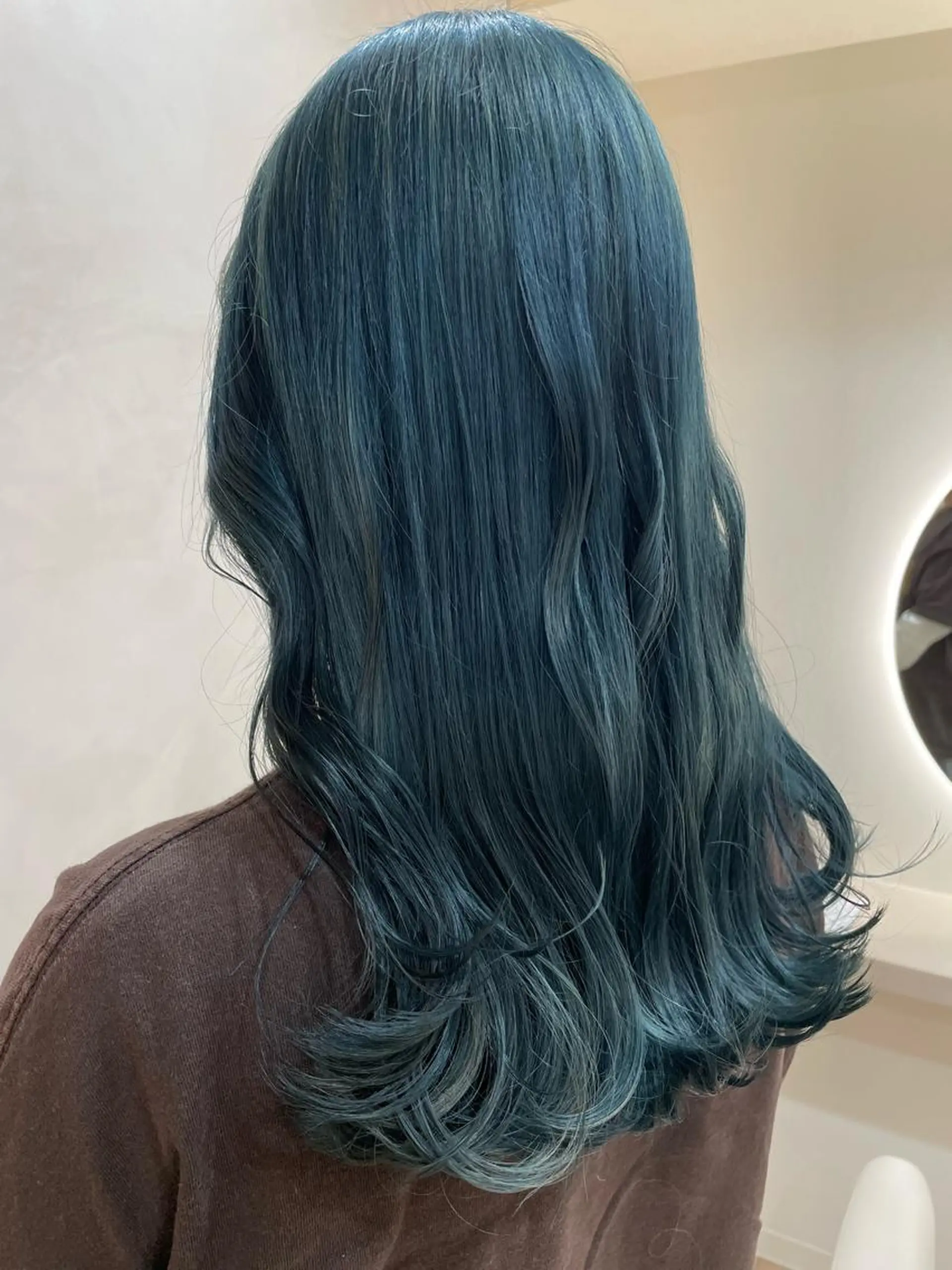 ロング カラー シンバヒナノ/パーマ レイヤー/髪質改善のヘアスタイル