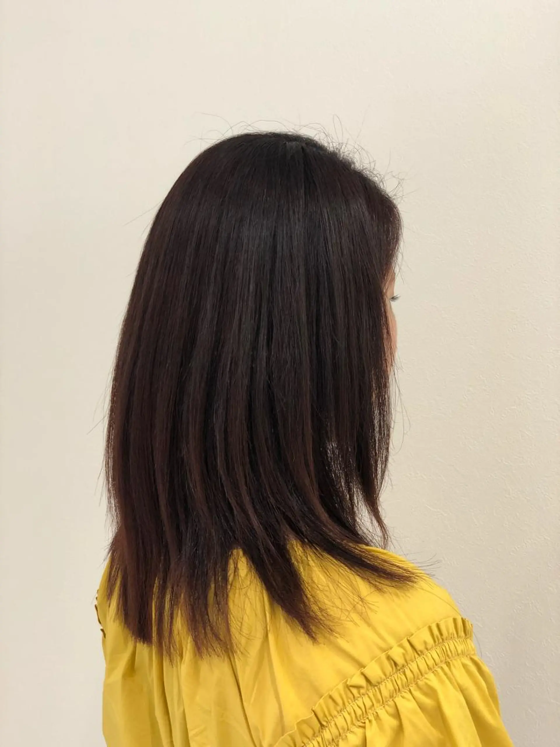 セミロング カット ヘアカラー トリートメント 渡邉 ケイジのヘアスタイル