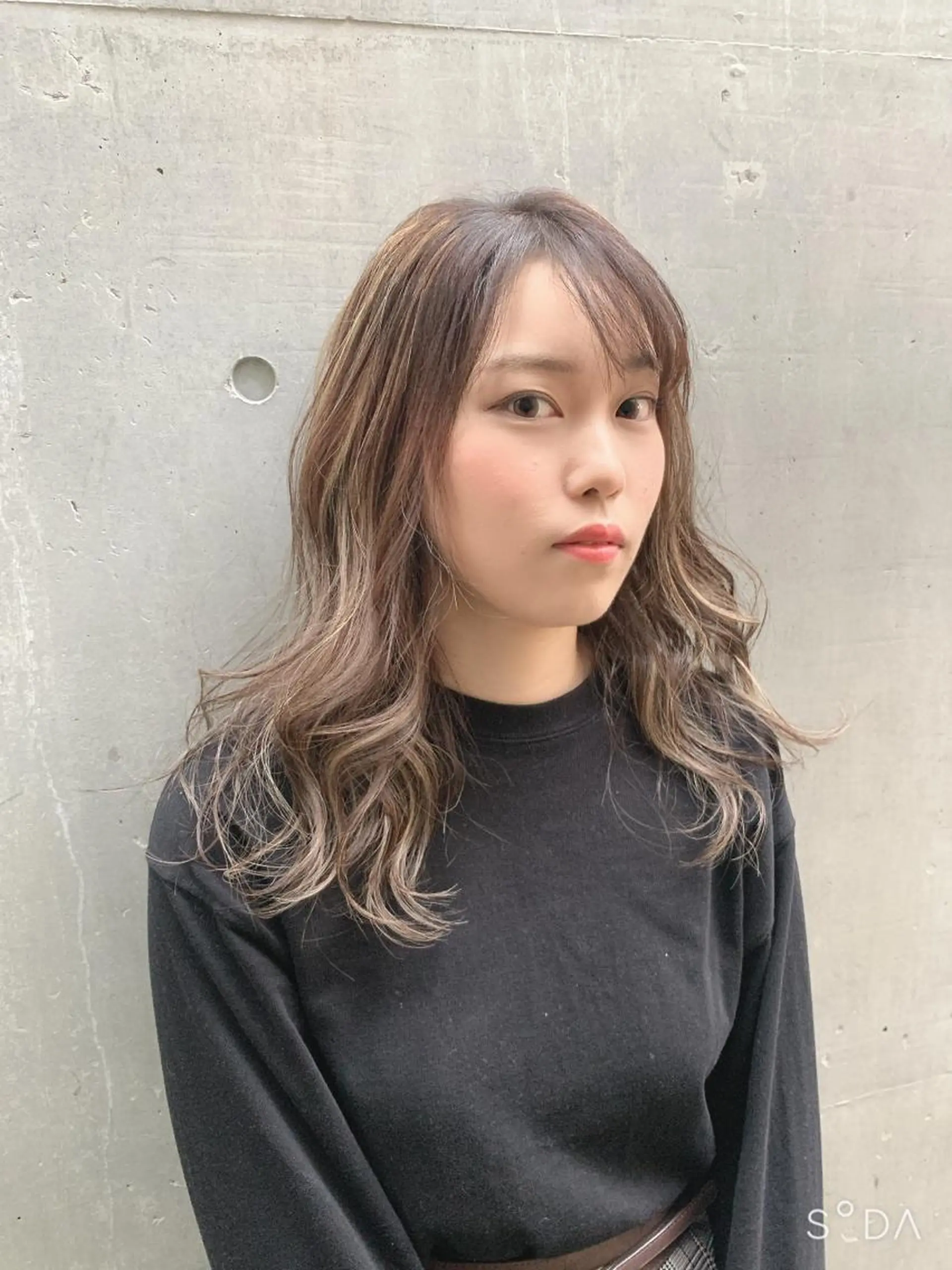 ロング 坪井 彰吾のヘアスタイル