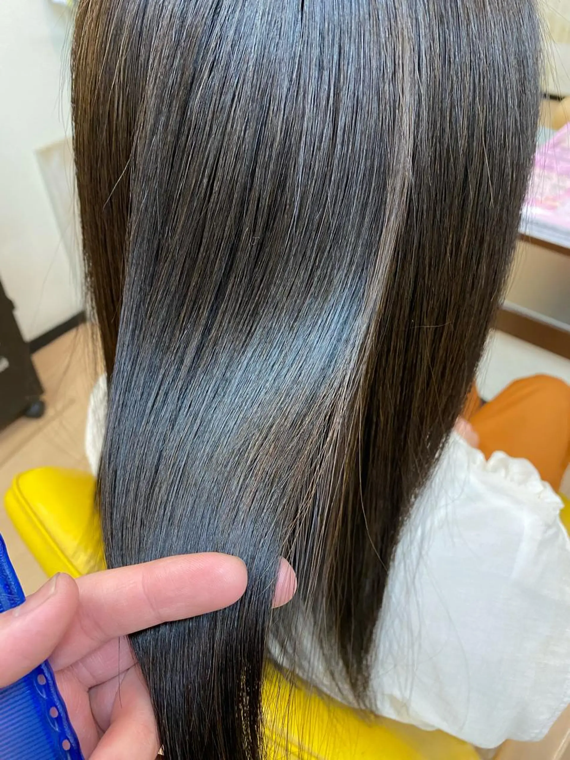 ロング カラー パーマ 髪質改善 トリートメント 寺澤 🌈祐のヘアスタイル