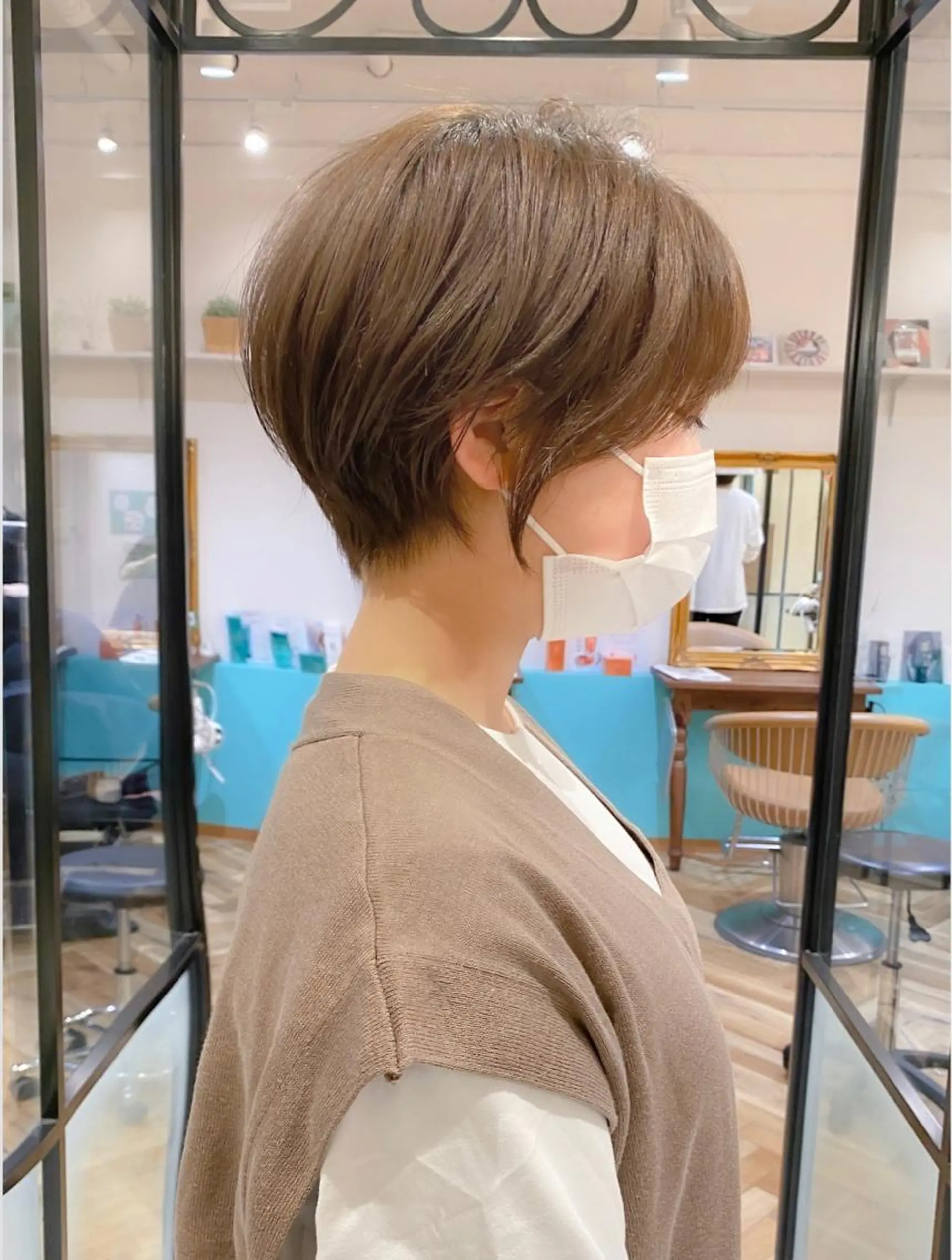 ショート カラー カット ヘアカラー トリートメント 🇰🇷韓国レイヤー 錦糸町【北山謙三】のヘアスタイル