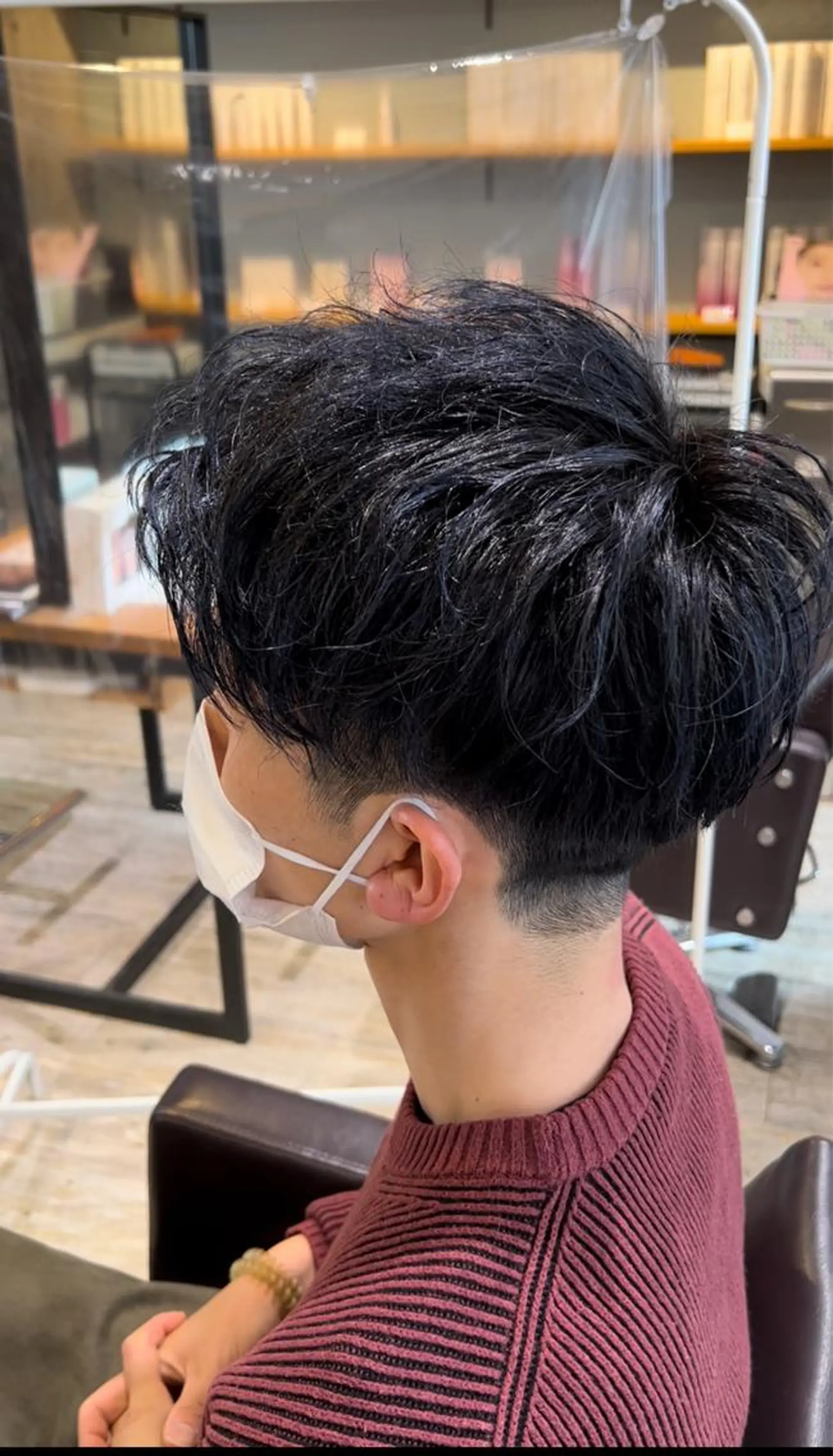 ミディアム カラー パーマ ヘアアレンジ メンズ キッズ ネイル マツエク・マツパ アイブロウ EnBlesS西宮 マンツーマン神道有基のヘアスタイル