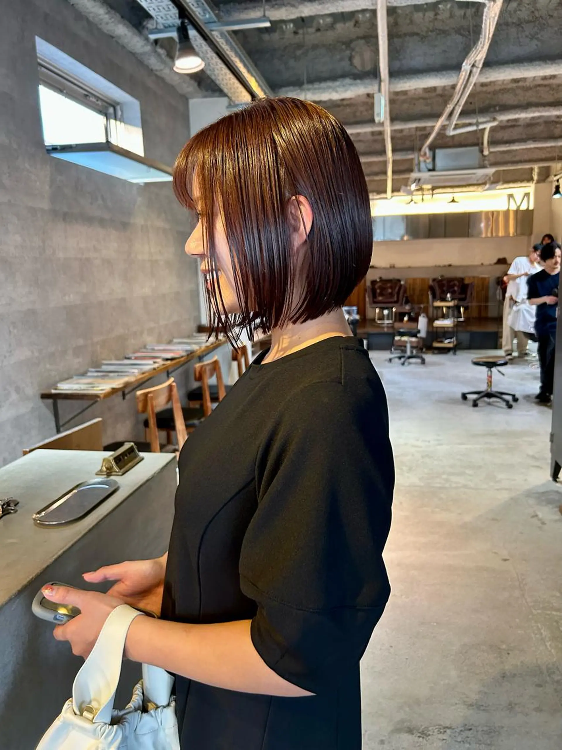 ショート カラー カット メンズヘア/レイヤー /ボブ山内春輝のヘアスタイル