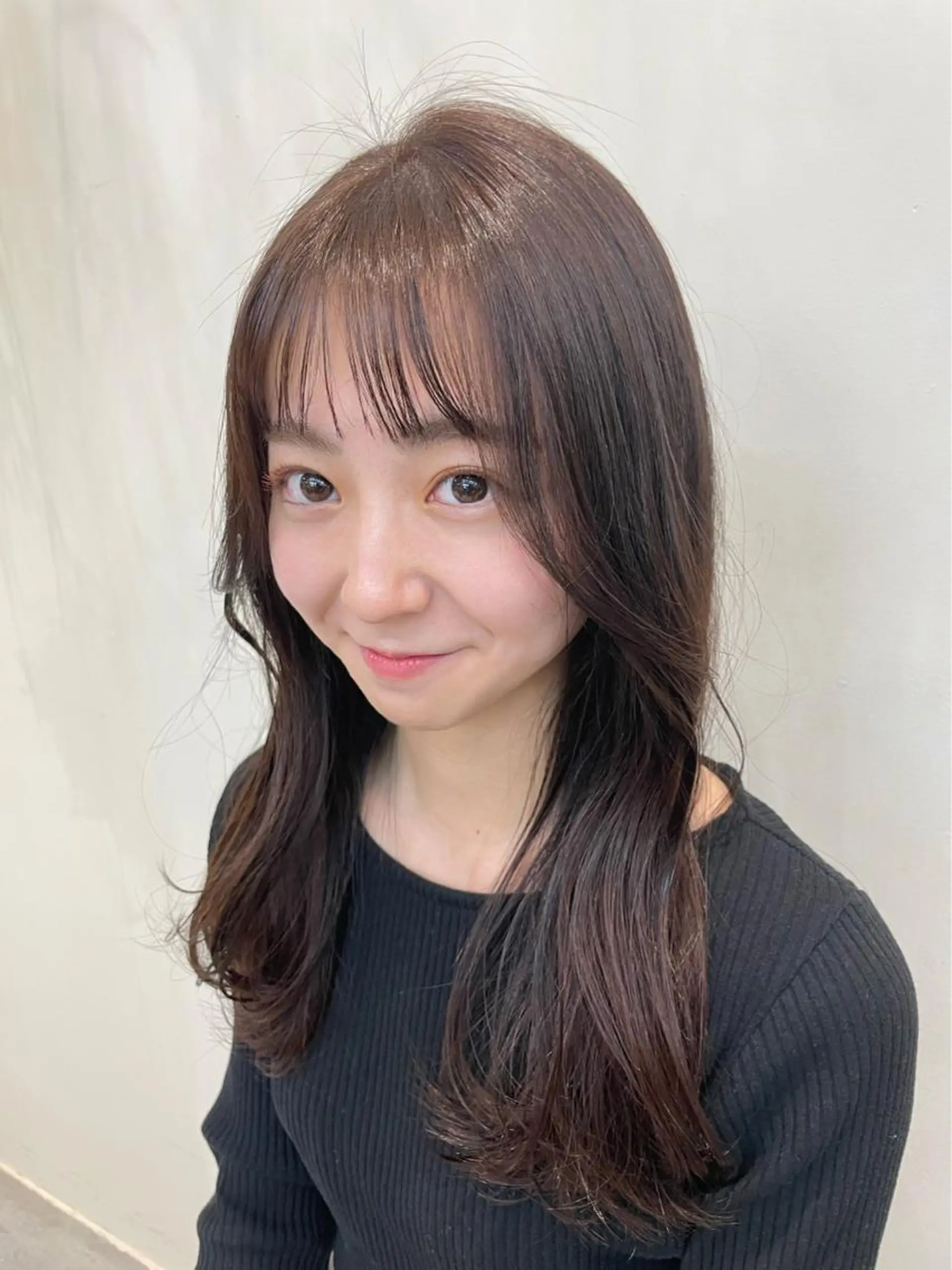 セミロング カラー ヘアアレンジ AO hair studio所属・minami ♡のヘアスタイル