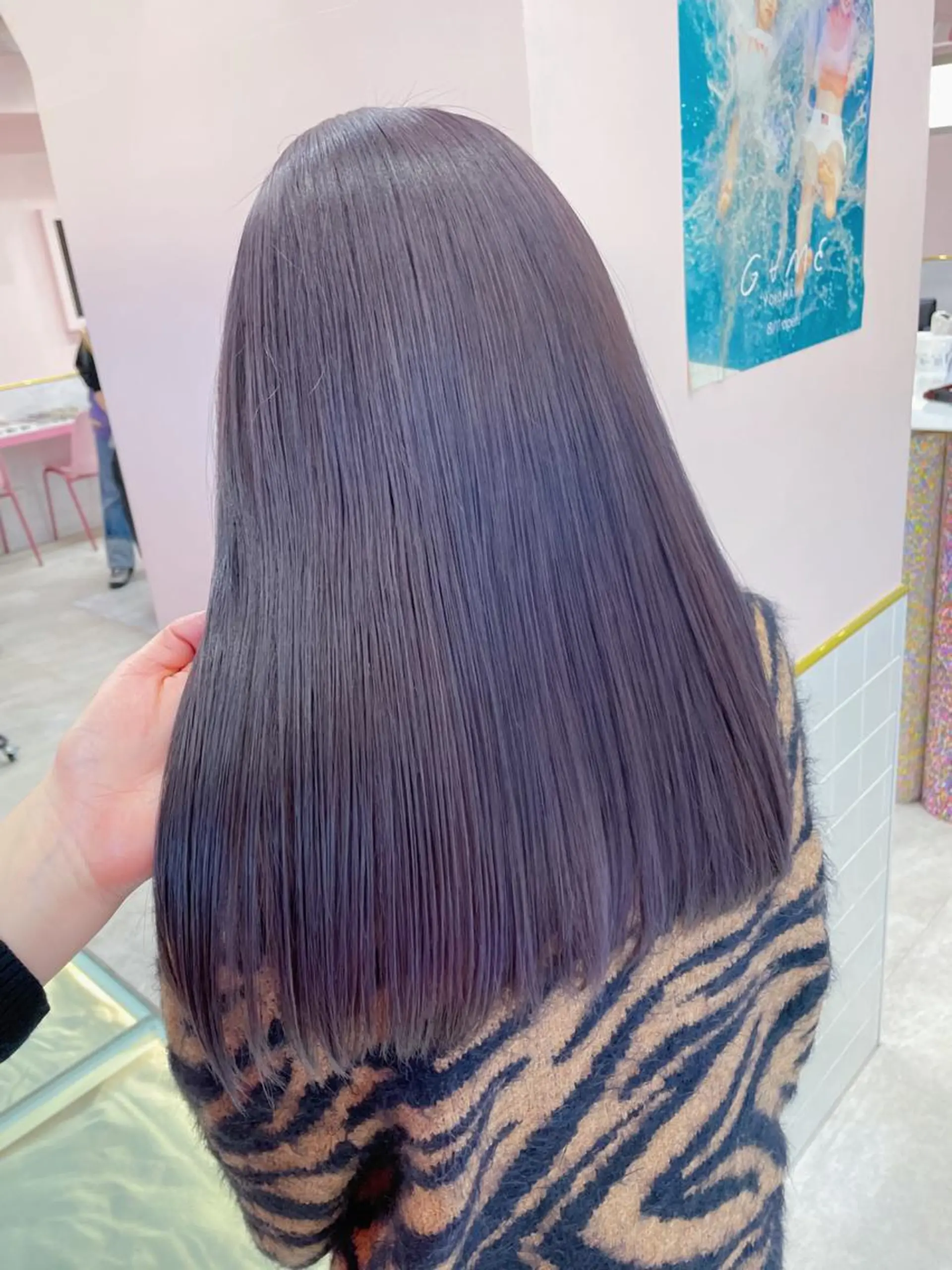 ロング カラー カット 縮毛矯正 トリートメント 艶髪 🦋CON🦋のヘアスタイル