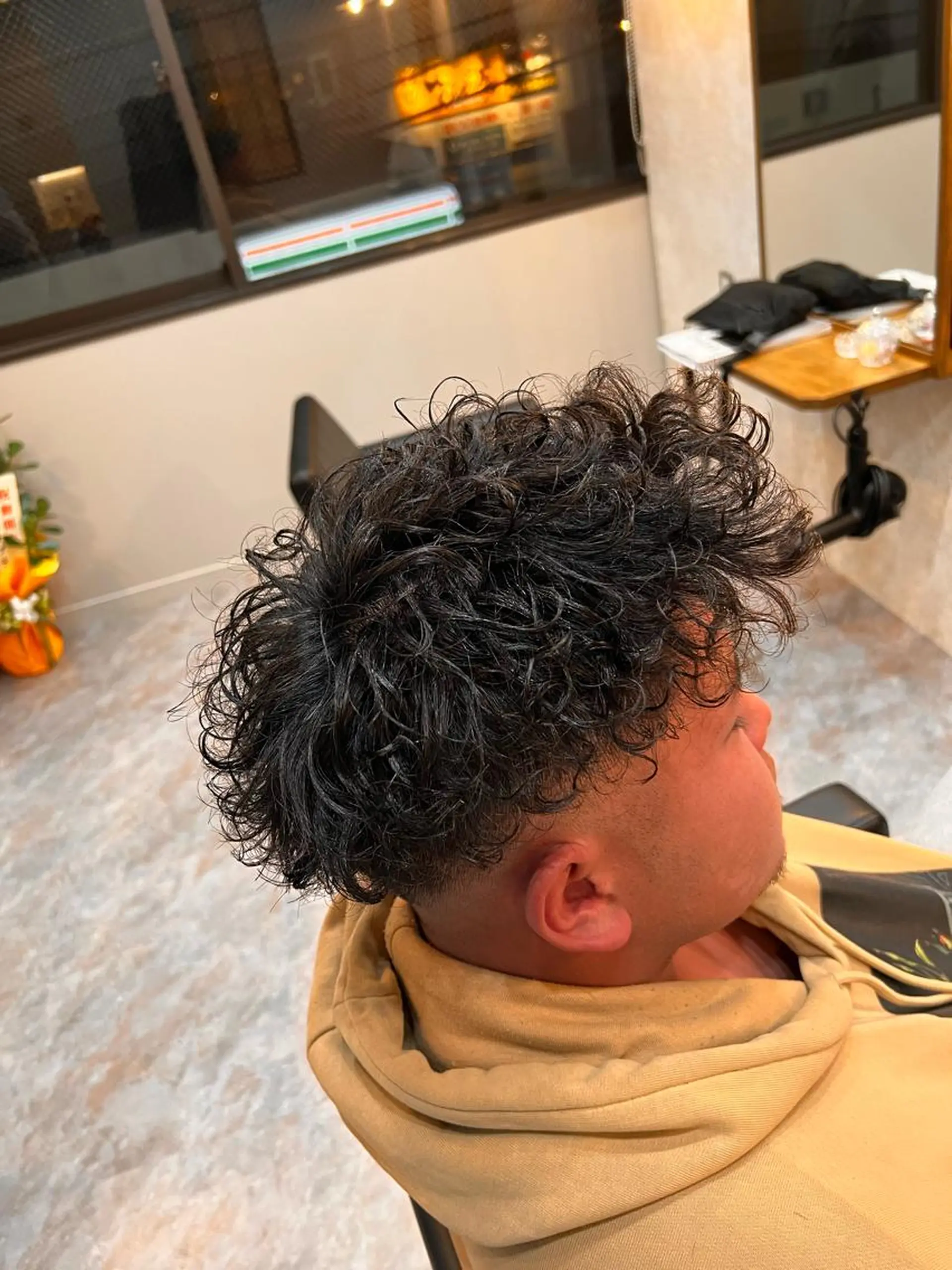 ショート メンズ カット パーマ メンズ専門 花瀬弘晃のヘアスタイル