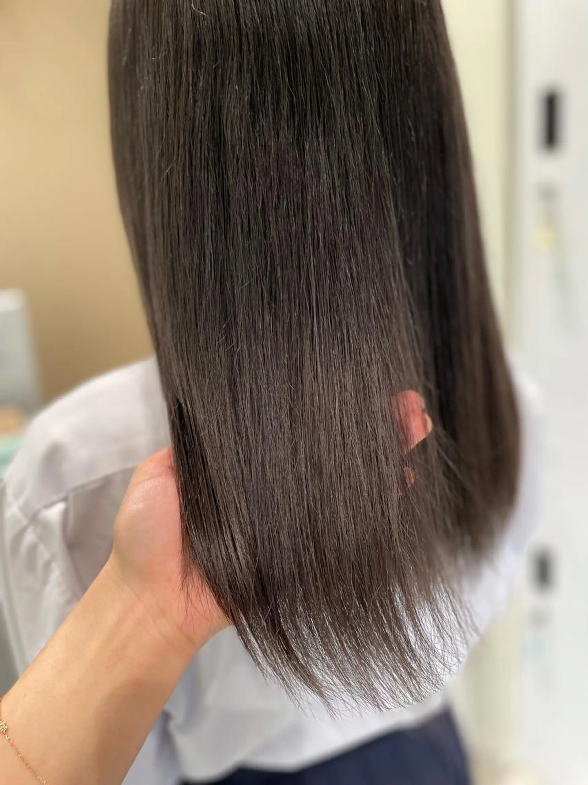 セミロング カラー ブリーチ 透明感カラー ボブ/インナーカラー /眉毛/Miyuのヘアスタイル