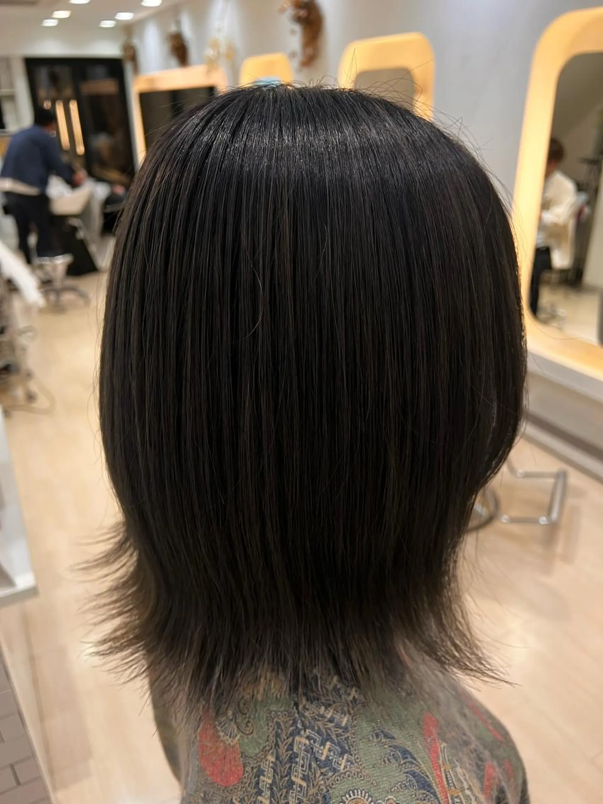 ミディアム カラー パーマ ヘアアレンジ メンズ キッズ ネイル マツエク・マツパ アイブロウ 堀井 凌平のヘアスタイル