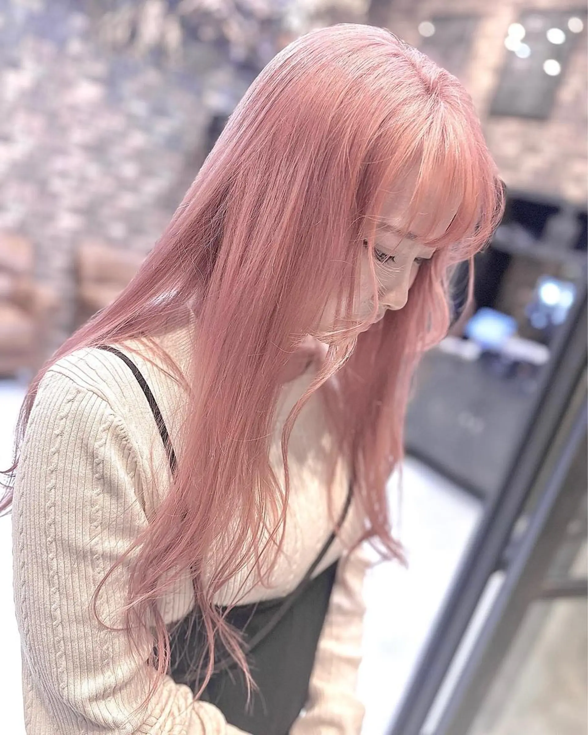 ロング 🔷ブリーチバレイヤ ージュ🔷飯野達也のヘアスタイル