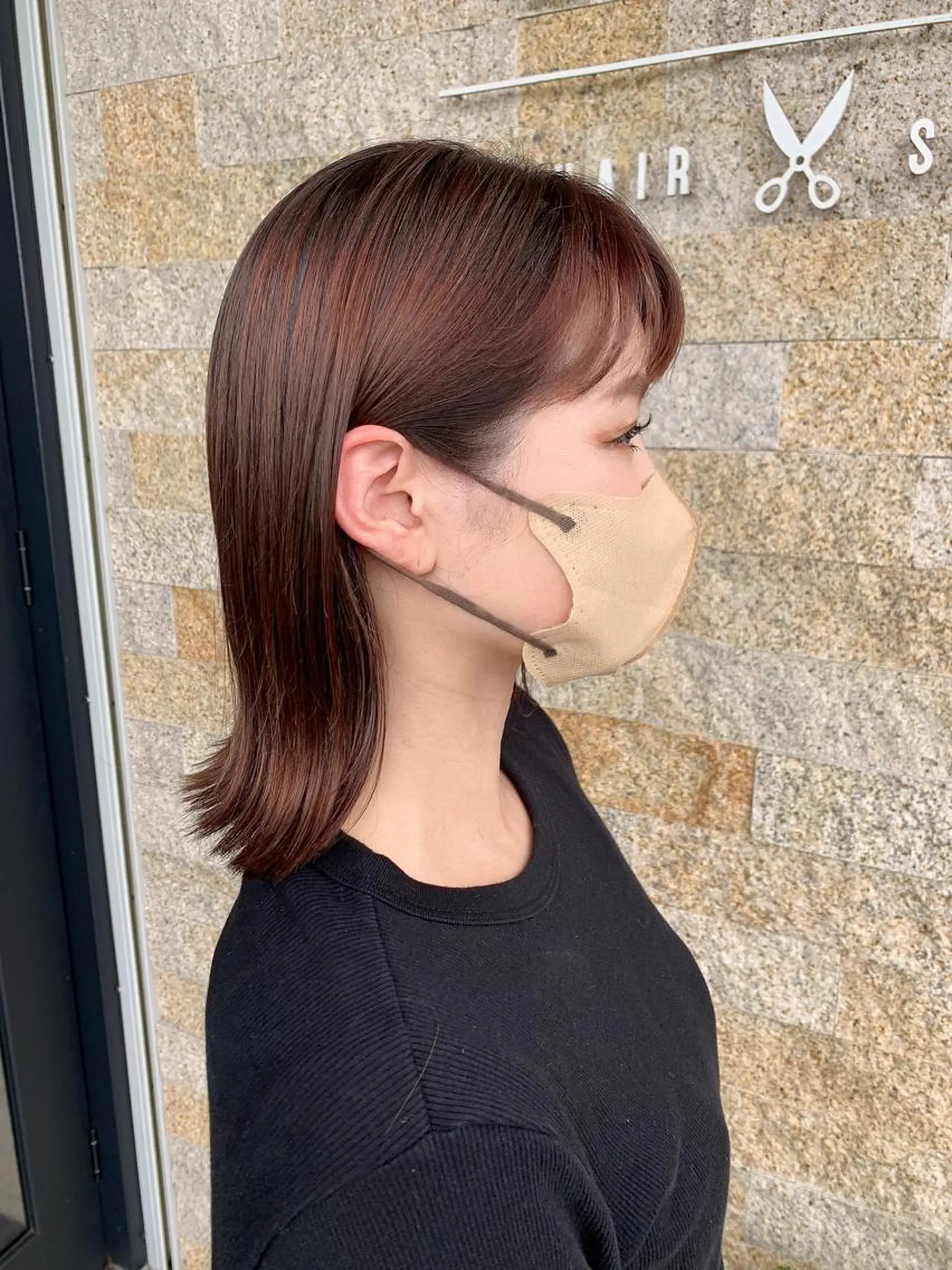 ミディアム カット ヘアカラー トリートメント ヘアセット 中村 優太のヘアスタイル