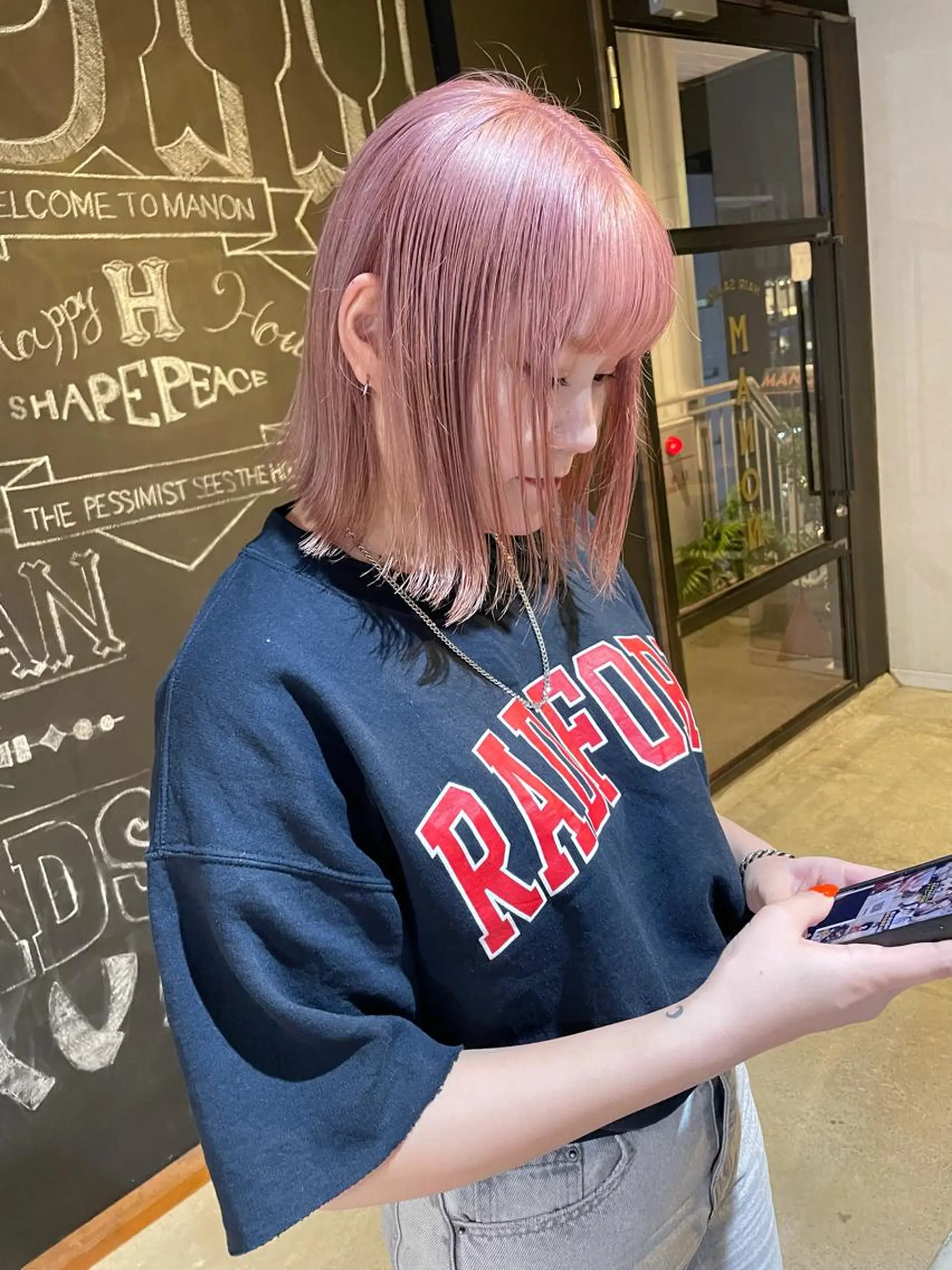 ショート カラー カット ヘアカラー トリートメント メンズヘア/レイヤー /ボブ山内春輝のヘアスタイル