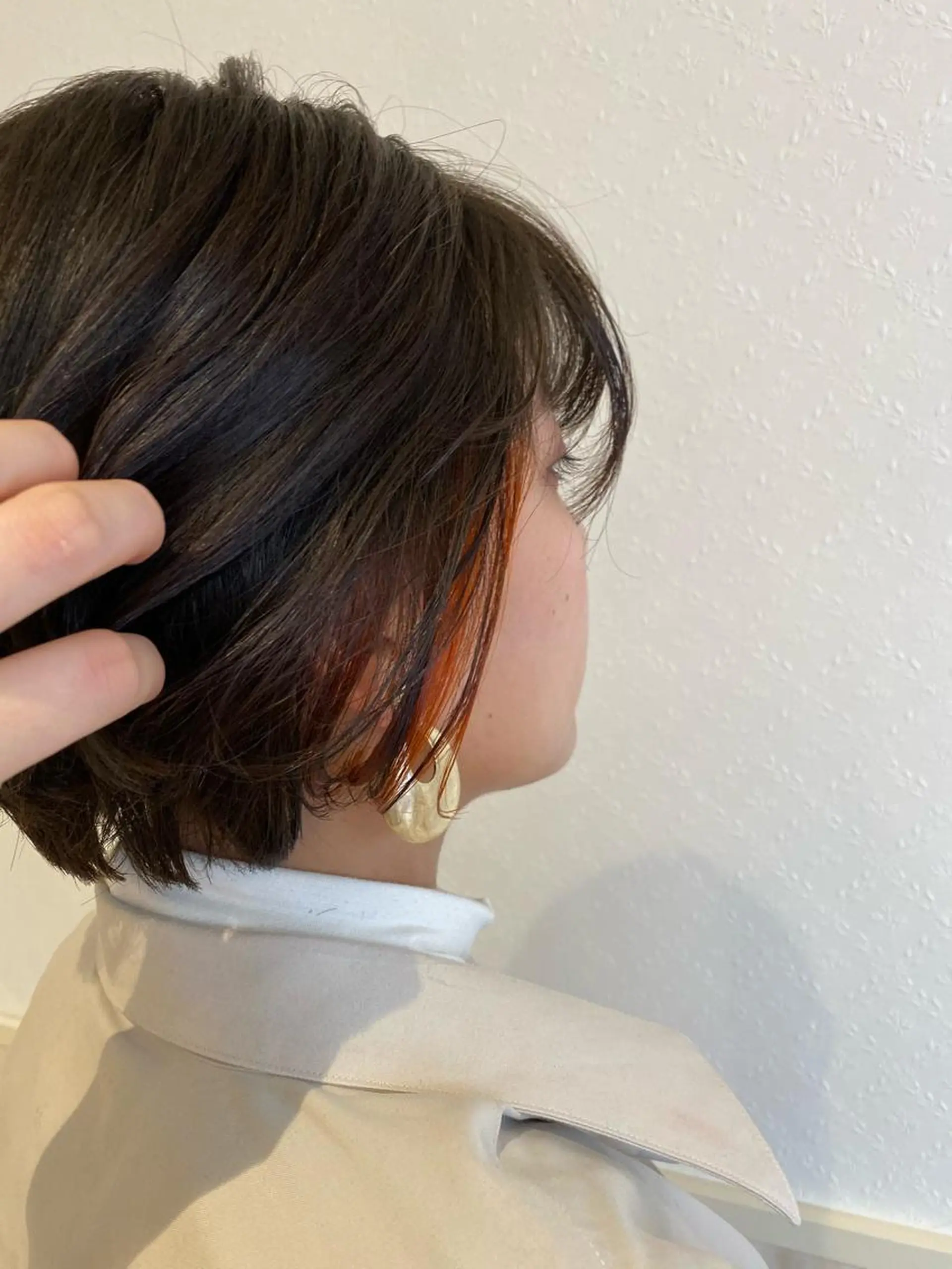 ミディアム カラー ヘアカラー 宮内 真乃のヘアスタイル