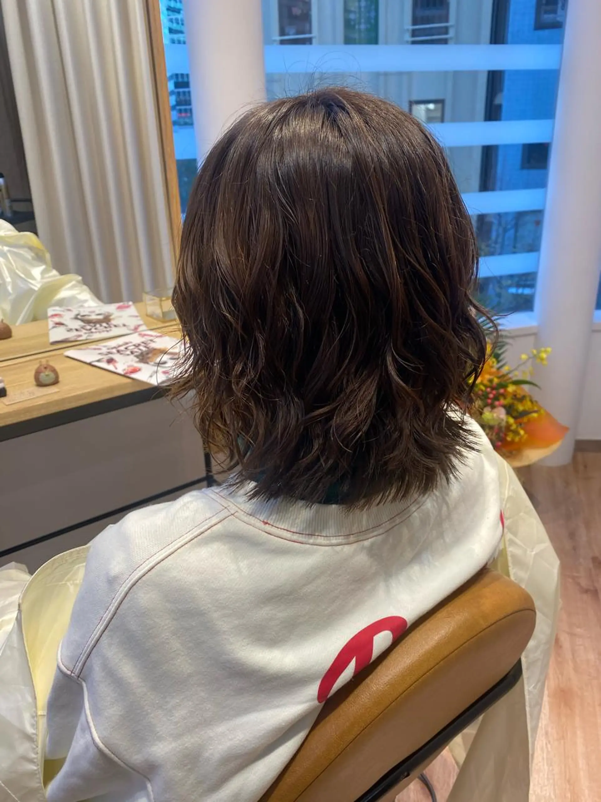 ミディアム ❤️パーマ美容師✂︎ 井口美緒のヘアスタイル