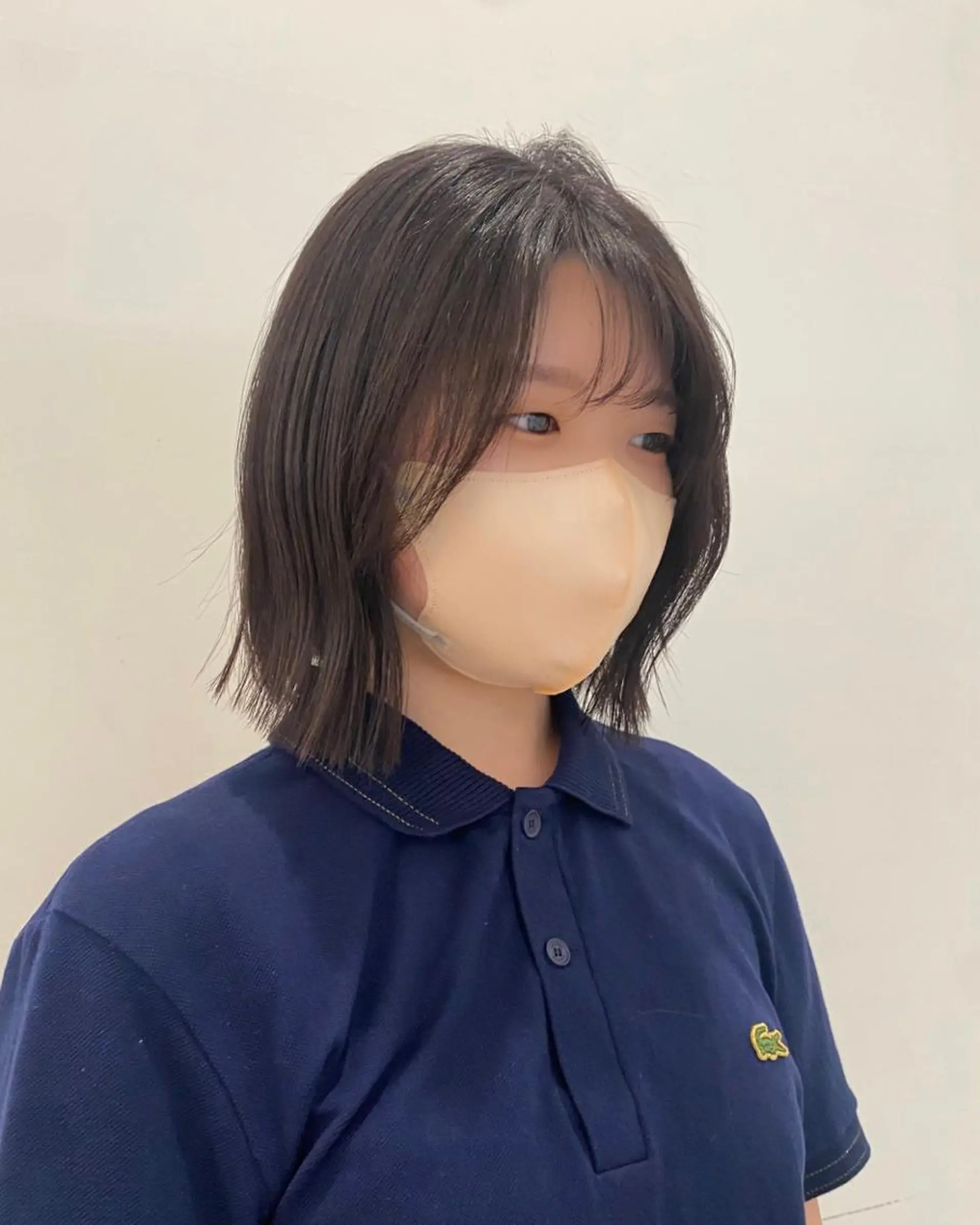 ショート ワンレンボブ ショートボブ ボブ 髪質改善 タンバルモリ カット 🌿レイヤー/ブリー チ/🌿‬JINのヘアスタイル