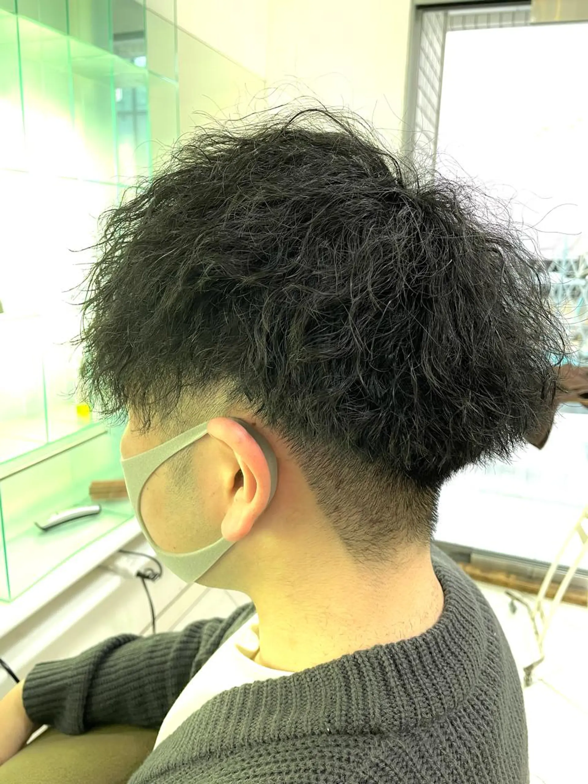 パーマ メンズ カット パーマ 保住 亮太のヘアスタイル