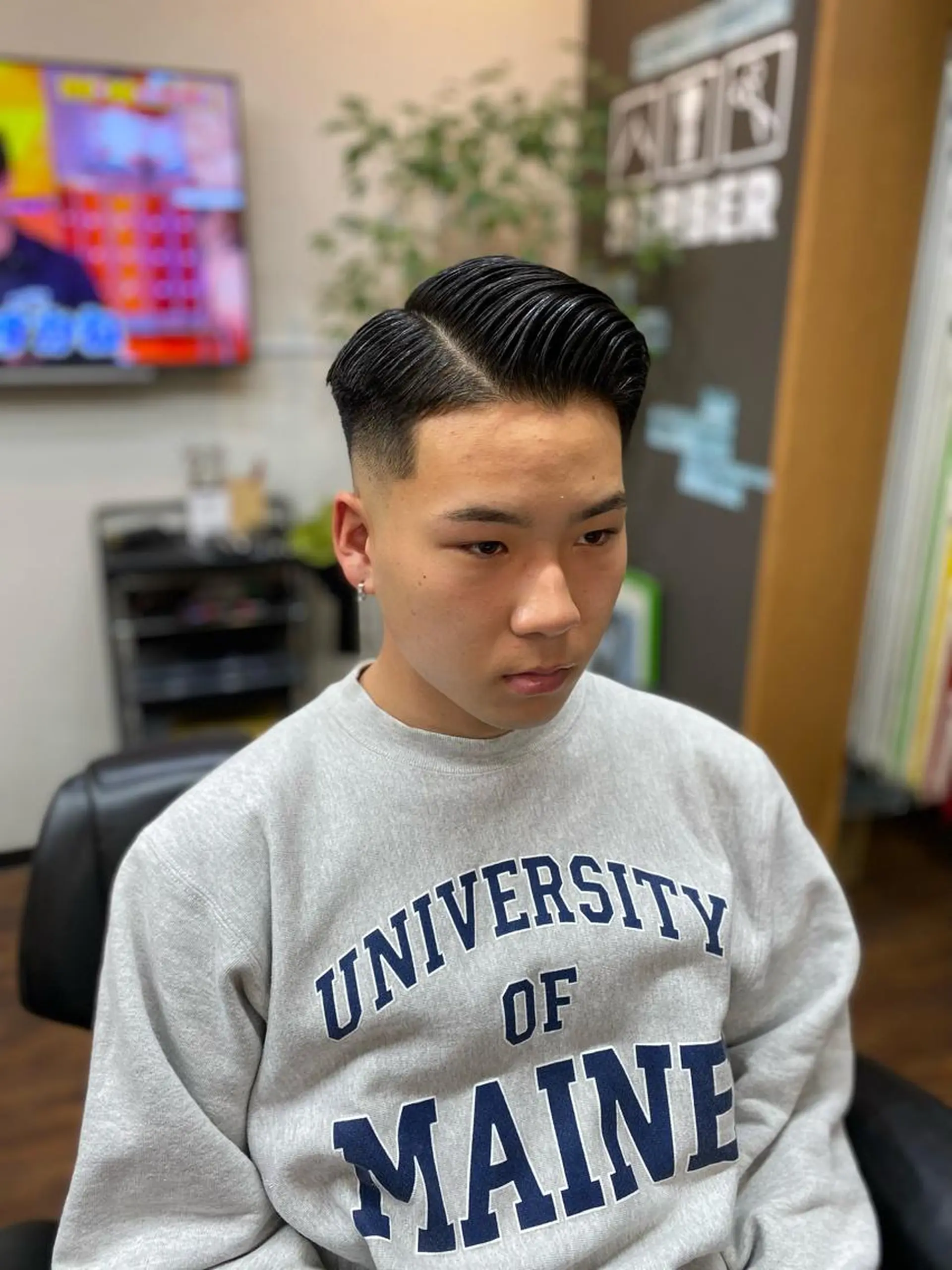 ショート メンズ フェードカット スキンフェード カット メンズカット 川㟢弘貴のヘアスタイル