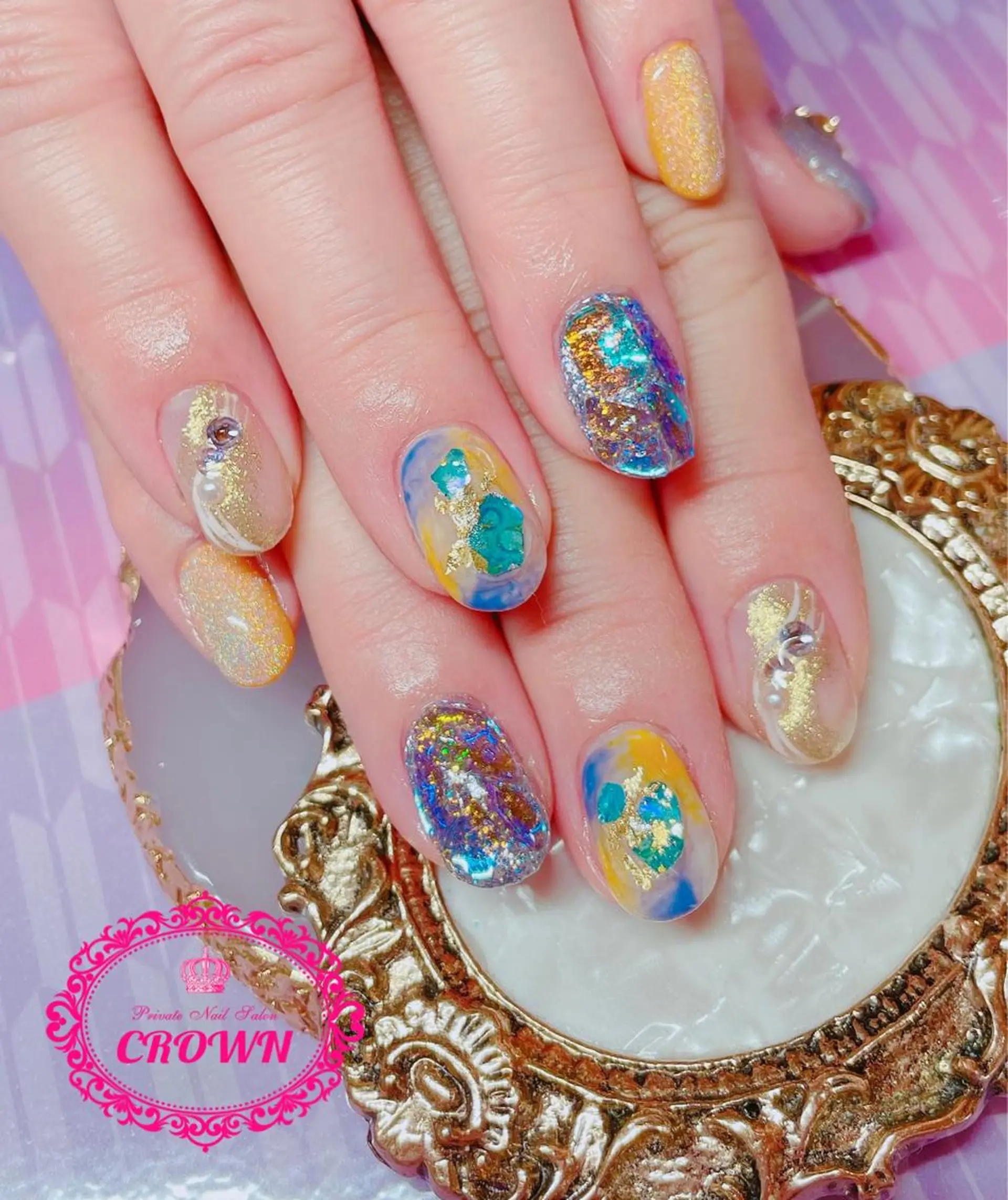 ネイル CROWN プライベートサロンのネイルデザイン