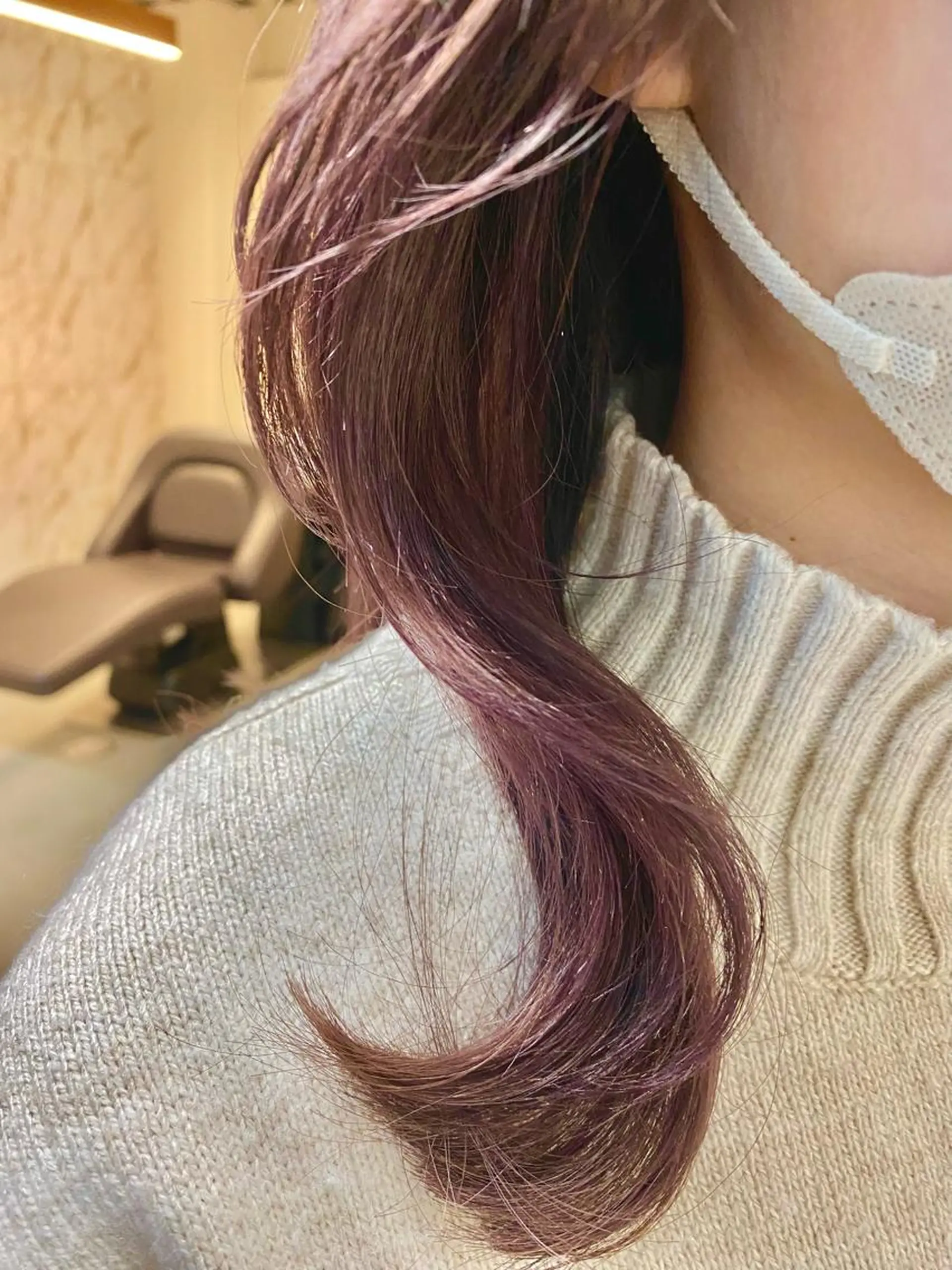 ミディアム カラー ラベンダーカラー カット ヘアカラー トリートメント ハイトーン×似合わせ 🌱中川慎之介のヘアスタイル
