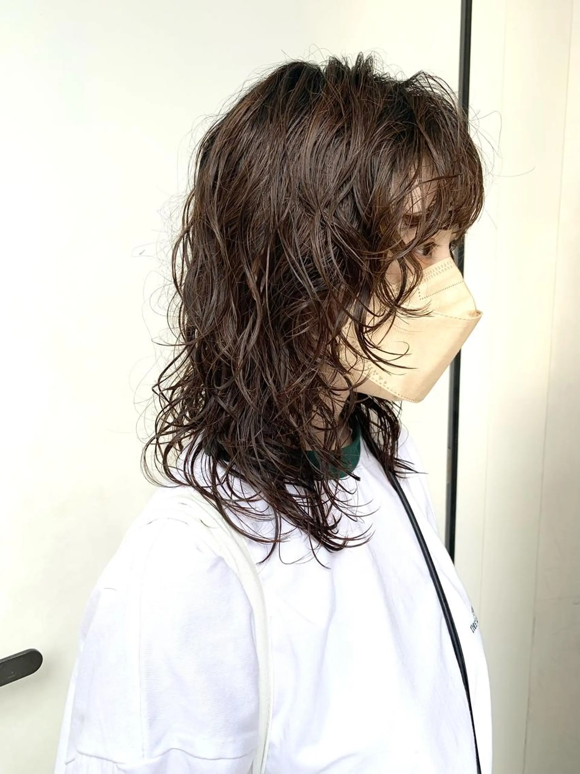 ミディアム カラー パーマ カット ヘアカラー パーマ トリートメント レイヤーカット/艶髪 ✨💭KIRARIのヘアスタイル