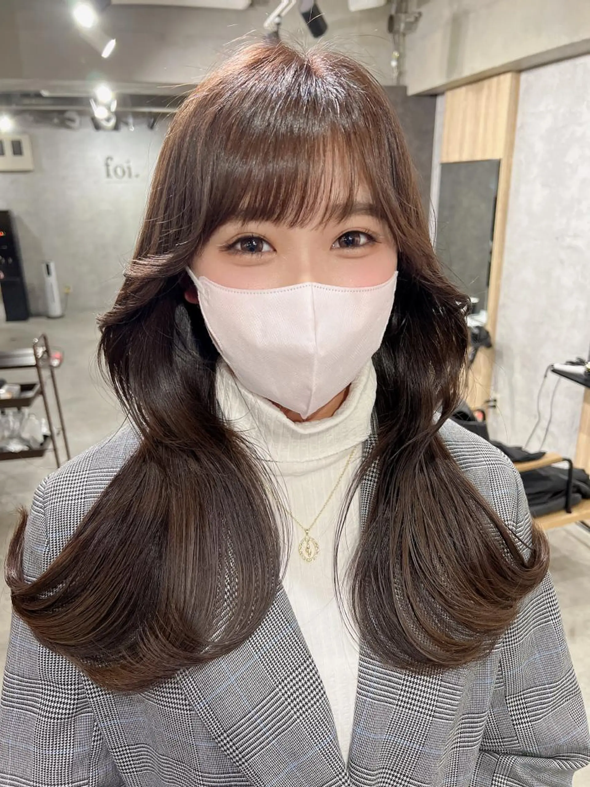 ロング カラー 韓国レイヤー/ 顔周り💕田中将吾のヘアスタイル