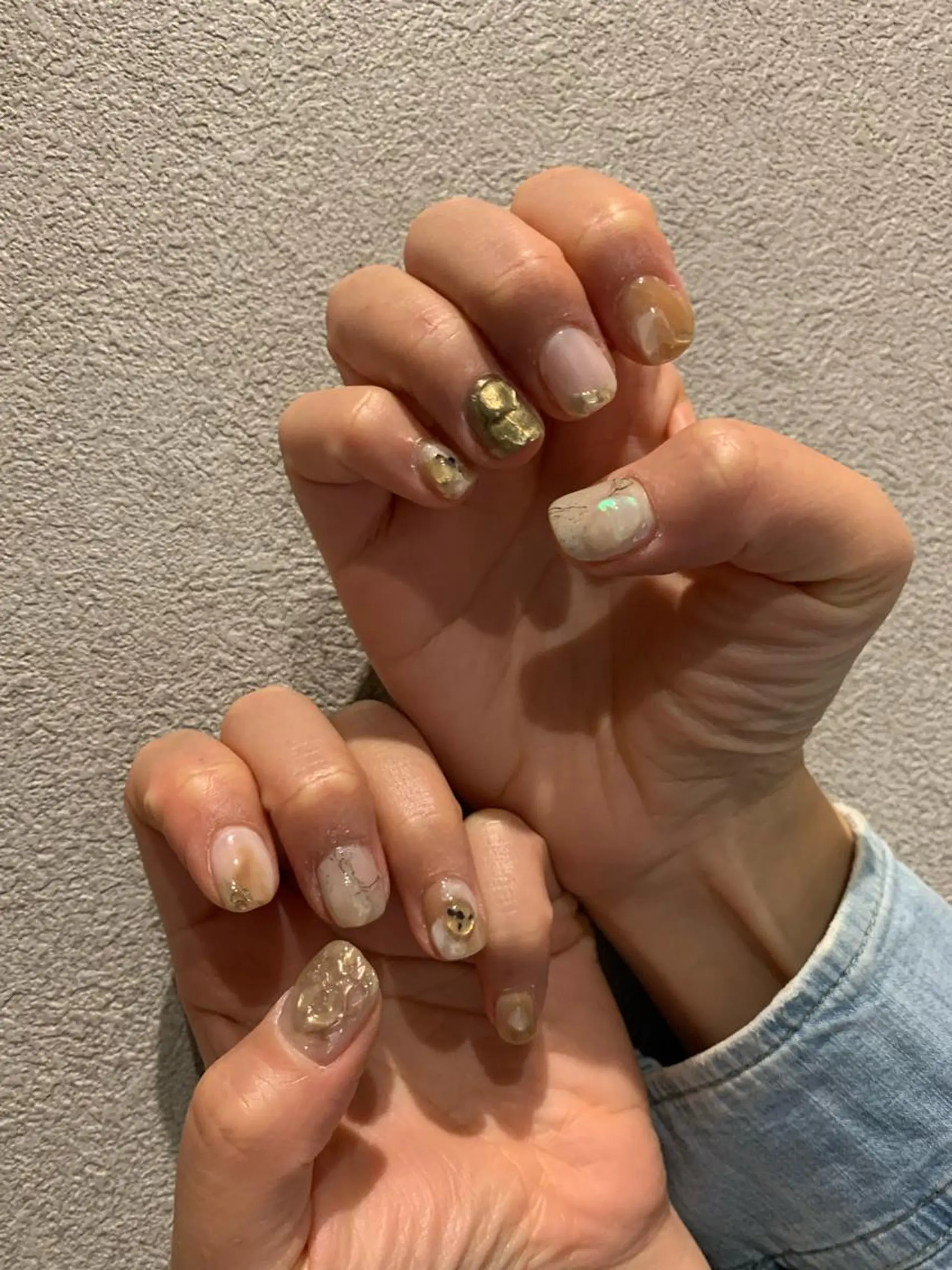 ネイル ハンドネイル Crescent Eye  Yukiのネイルデザイン