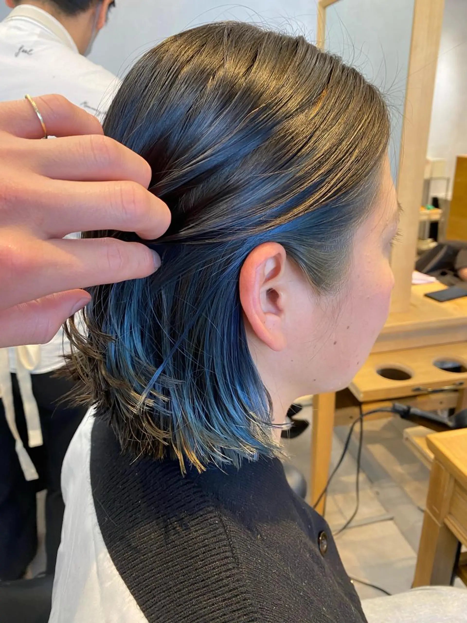 ショート カット ヘアカラー ハッシュカット /レイヤー/大阪中津のヘアスタイル