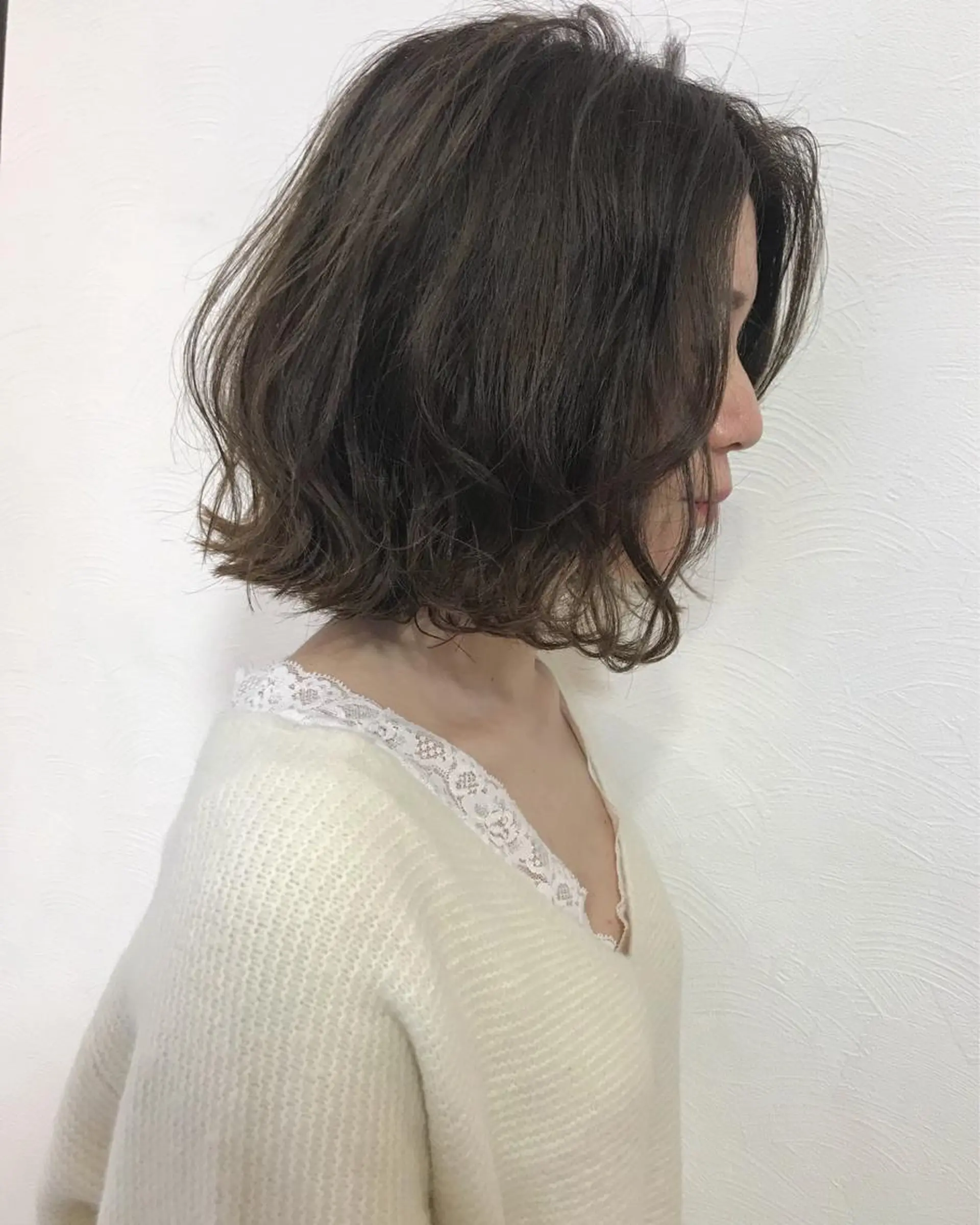 ショート ボブ 外ハネヘア カット トリートメント Life salon SAKURAのヘアスタイル