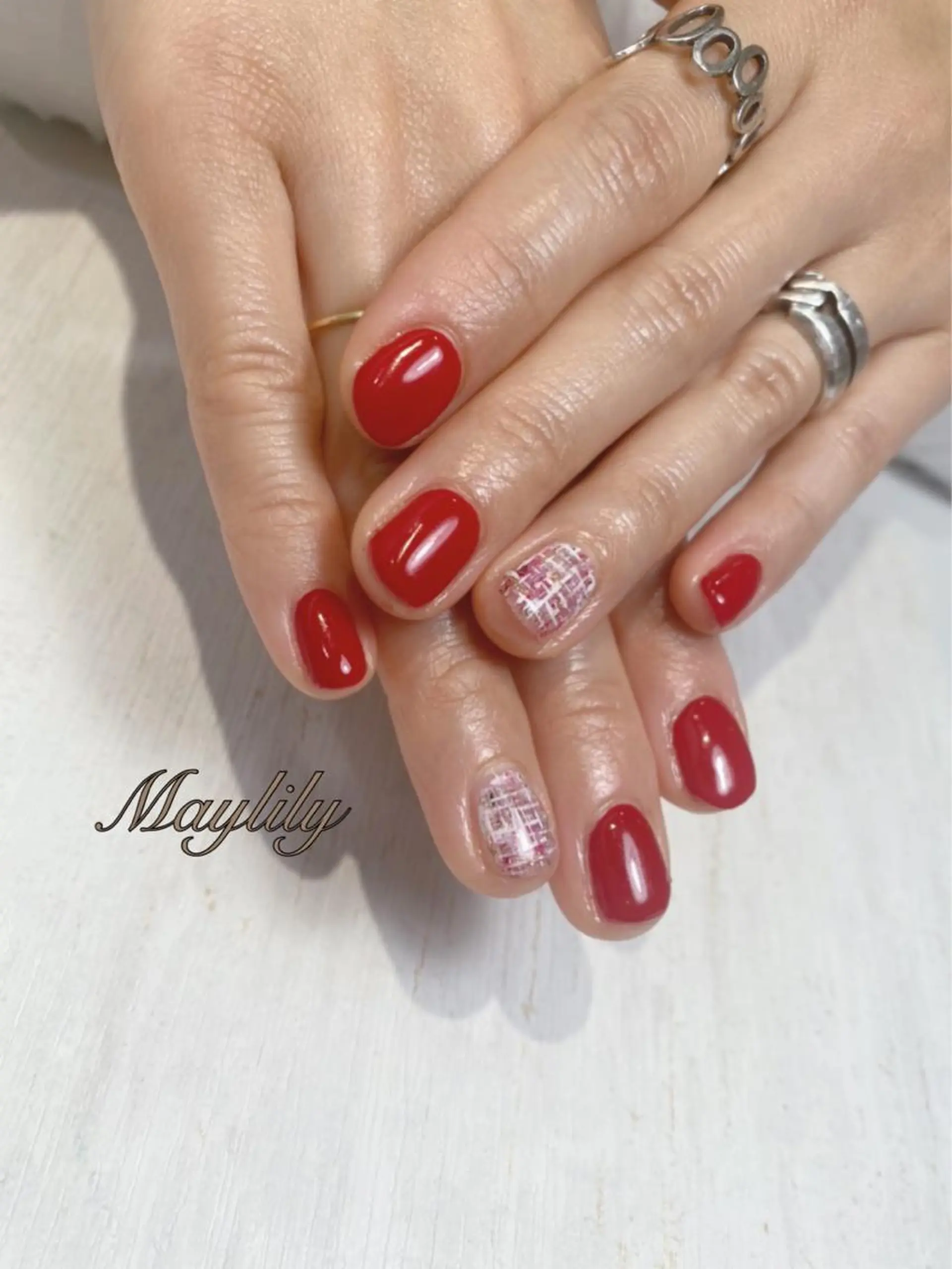ネイル 持ち込み ハンドネイル Nail care salon Maylily所属・Nail salon Maylilyのネイルデザイン