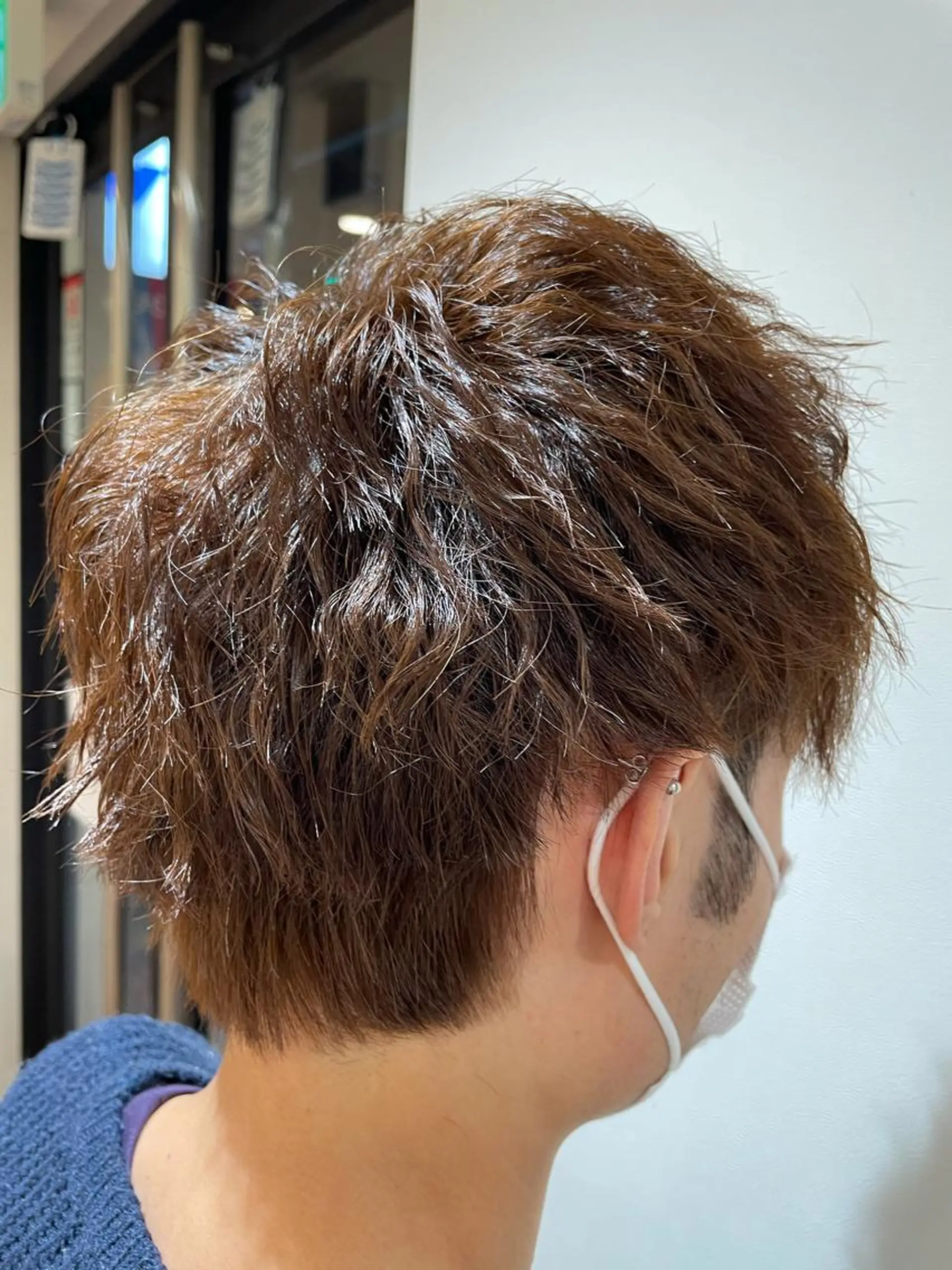 パーマ メンズ 透明感カラー/ 韓国風🌿RIKOのヘアスタイル