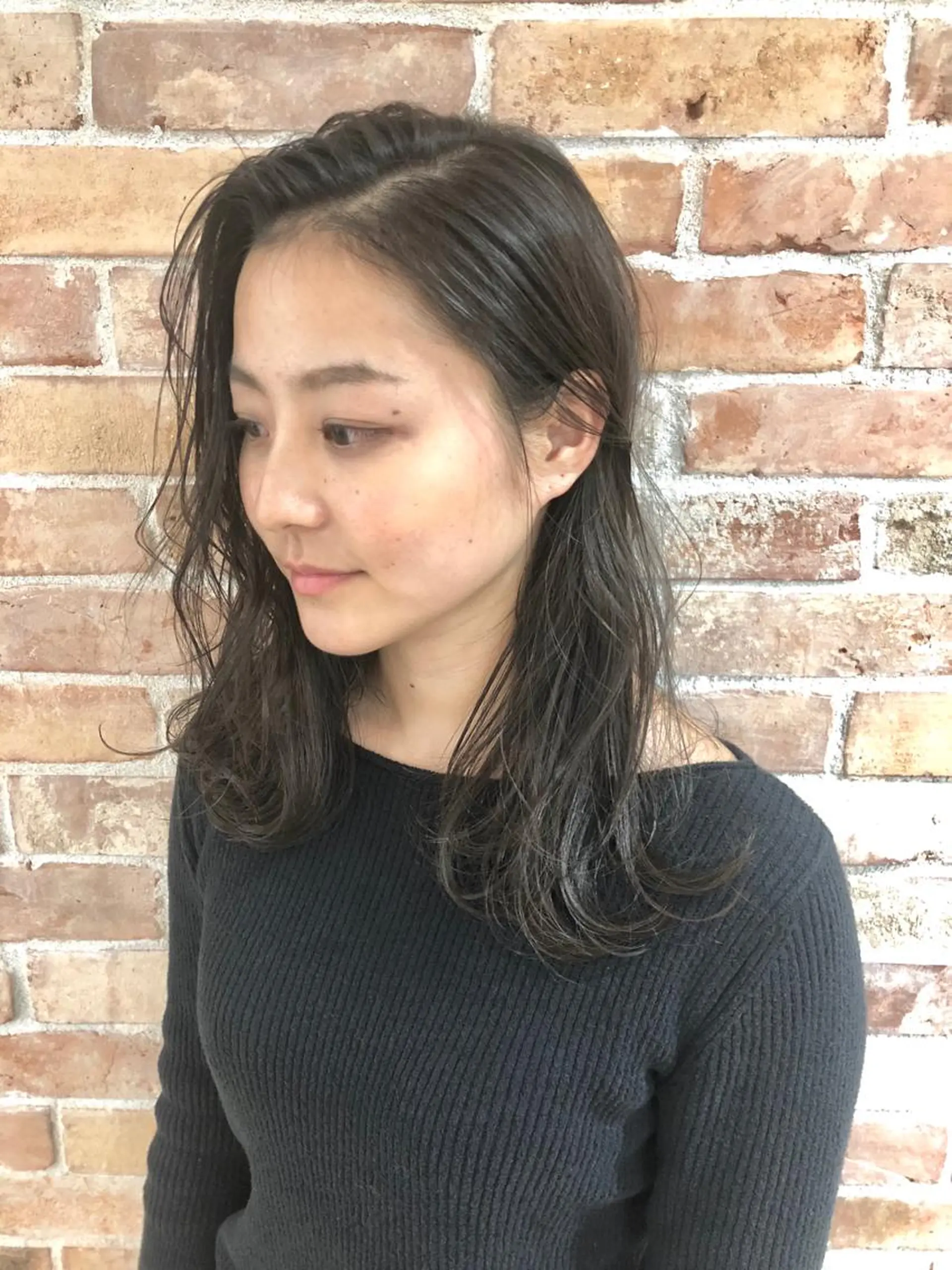 セミロング カット無料/髪質改善 髪質根本改善/艶髪のヘアスタイル