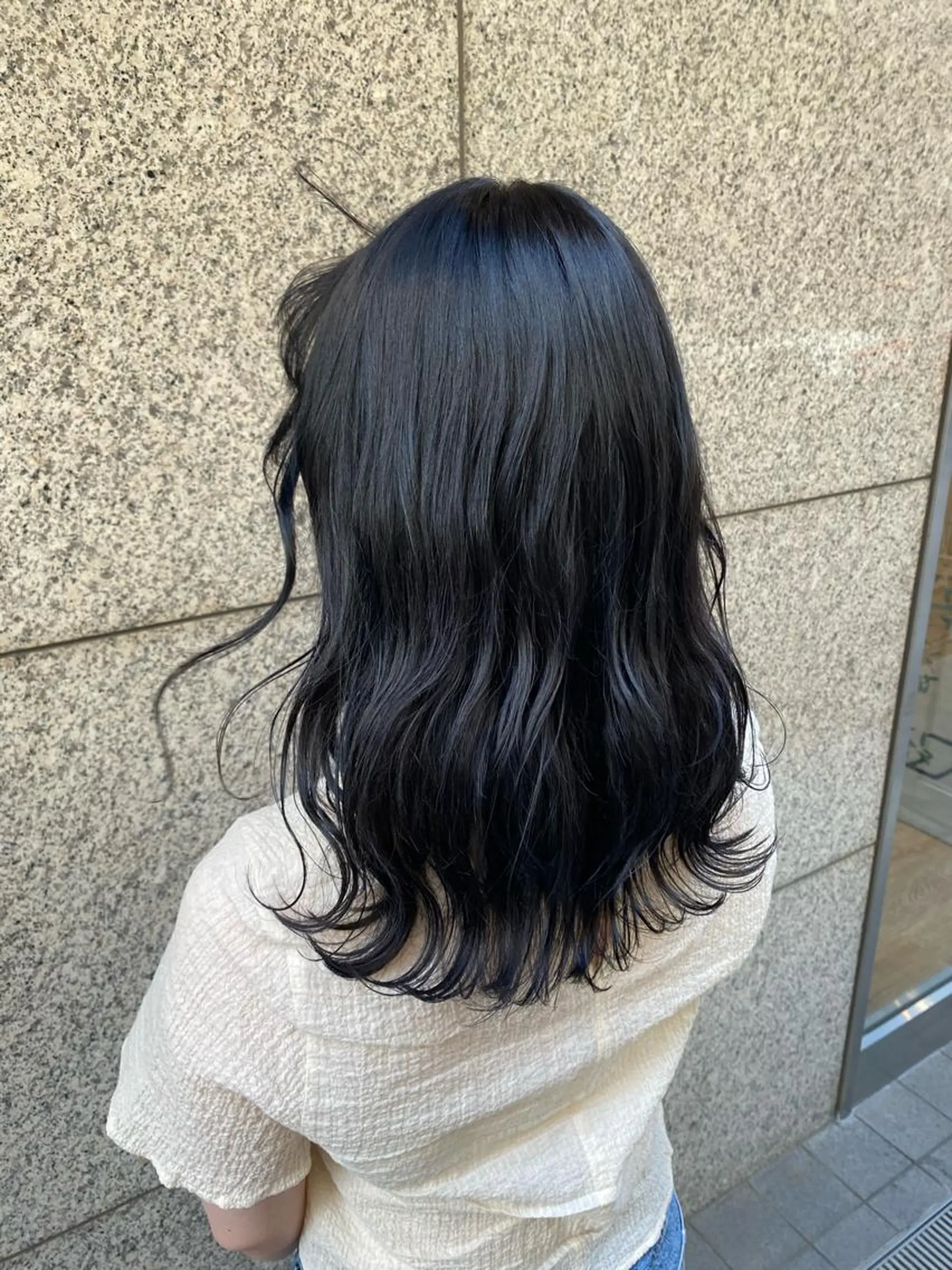 ロング メンズ縮毛矯正 ニュアンスパーマのヘアスタイル